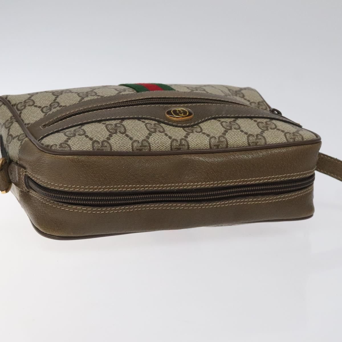Gucci GUCCI GG Supreme Web Sherry Line Shoulder Bag Pvc Beige 56 Size ONE SIZE - 6 Thumbnail