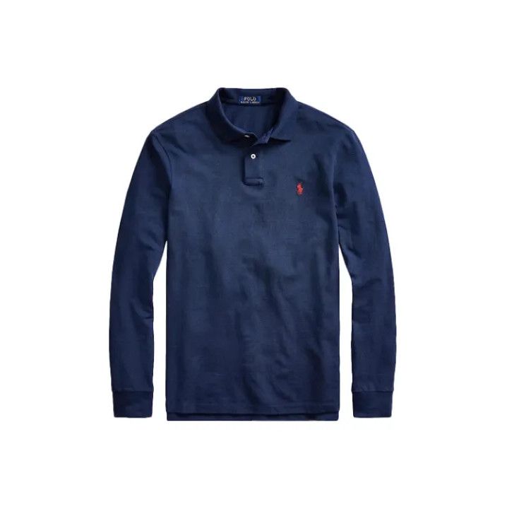 Polo Ralph Lauren Polo Ralph Lauren FW22 Slim-Fit Logo Long-Sleeve Polo Size US S / EU 44-46 / 1 - 1 Thumbnail