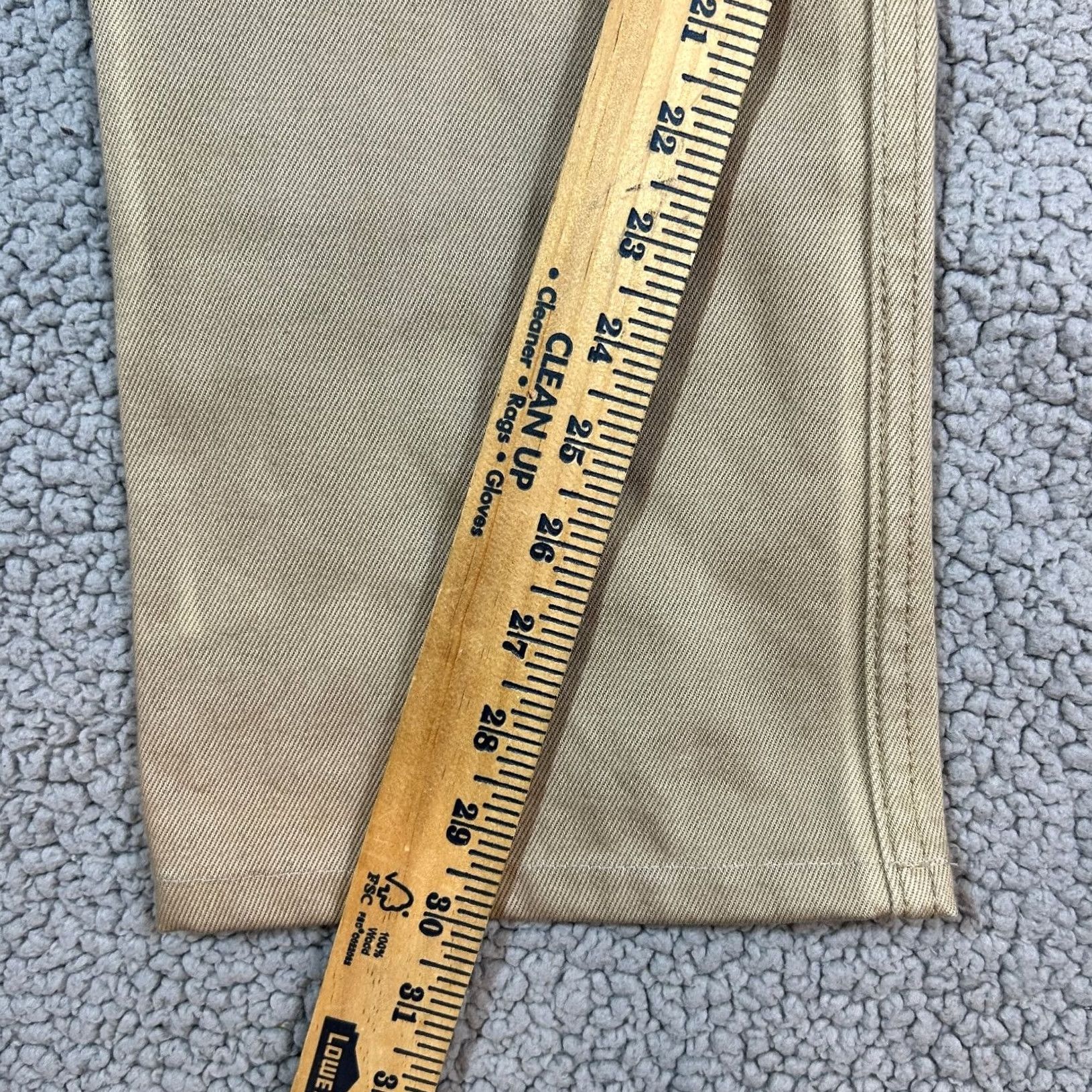 The Unbranded Brand Unbranded Brand Men’s Tan Khaki Pants 30x30 Button Fly Selvedge USA Made Chino Casual 5-Pocket Straight Java? Size US 30 / EU 46 - 7 Thumbnail