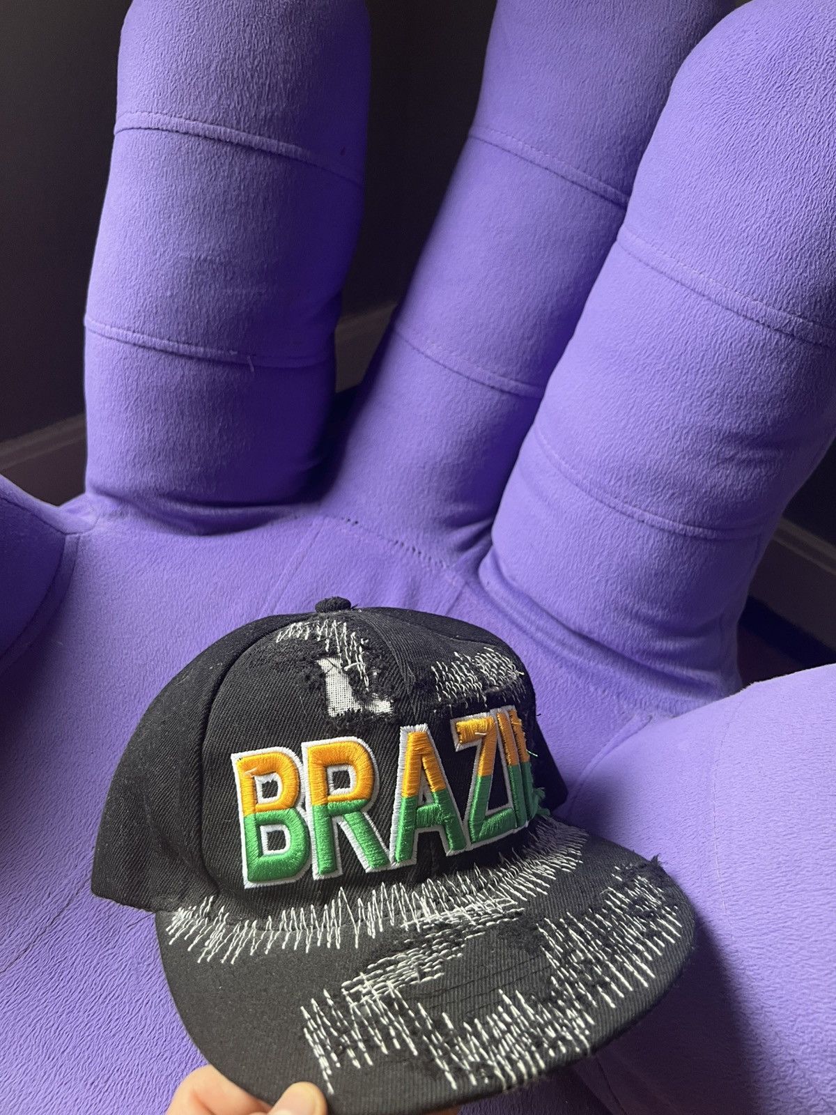 Other Distressed Cap Brazil Size ONE SIZE - 3 Thumbnail