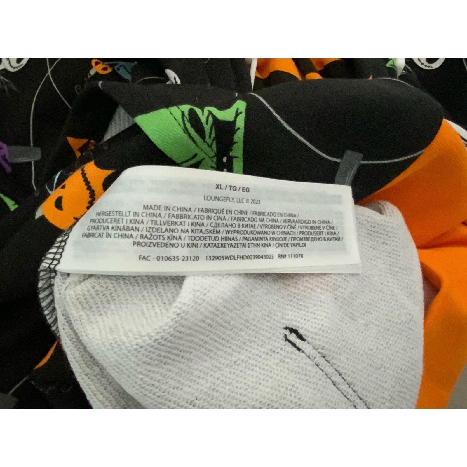 Unknown London Loungefly x Disney Nightmare Before Christmas Unisex Hoodie Size XL / US 12-14 / IT 48-50 - 9 Thumbnail