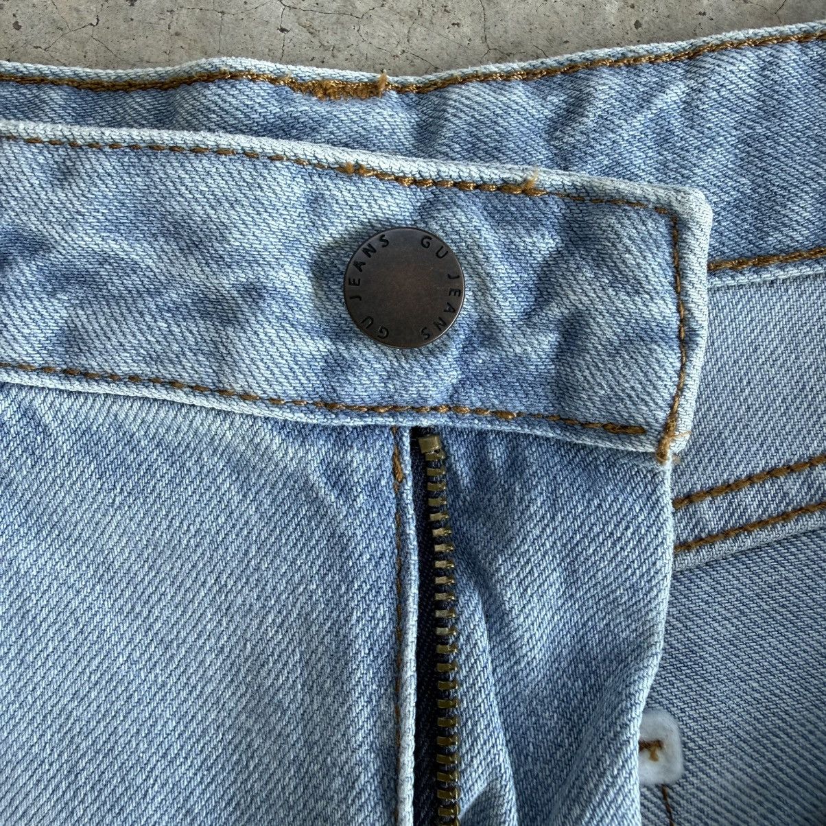 Japanese Brand W29x29.5 Vintage Japanese Wide Leg Distressed Denim Jean Size US 29 - 7 Thumbnail