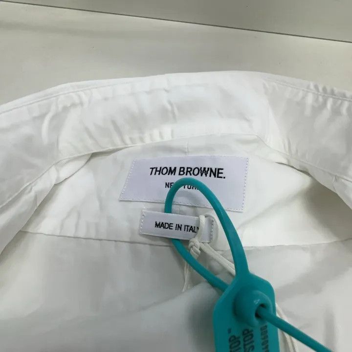 Thom Browne Thom Browne Classic White Long Sleeve Shirt -2507 Size US M / EU 48-50 / 2 - 3 Thumbnail