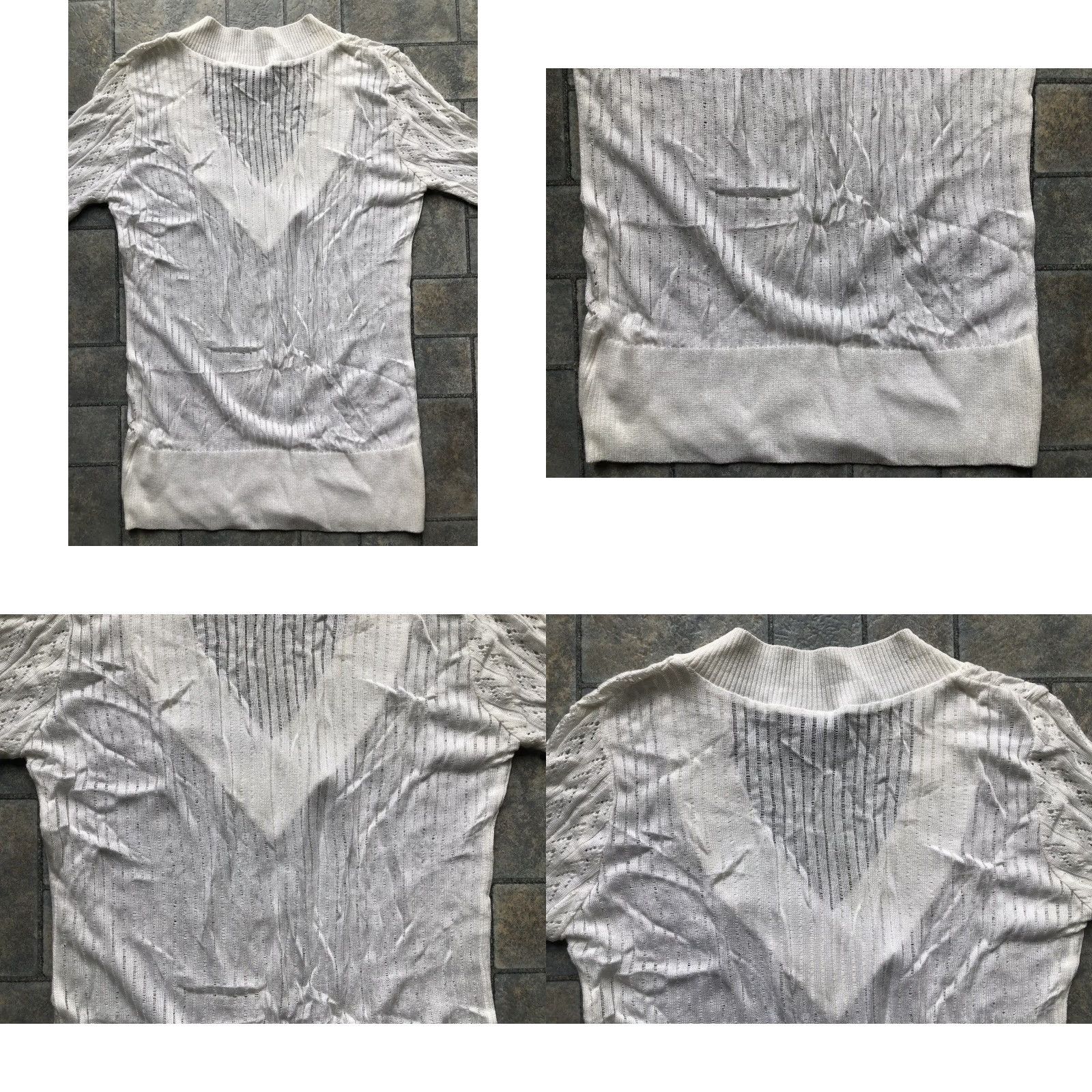 Vintage NWT I.N. Studio Sweater Long Sleeve White Size Small Acrylic Spandex Pullover Women Classic Preppy Nerd White Size S / US 4 / IT 40 - 9 Thumbnail