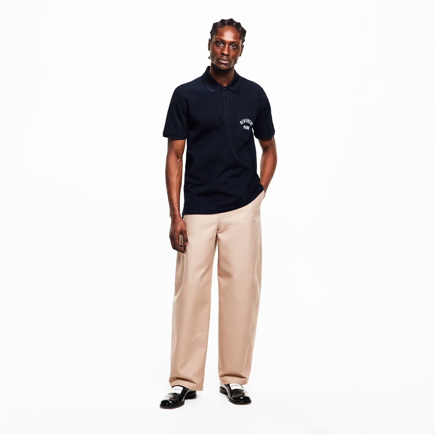 Givenchy o1g2r1mq0426 Logo Workwear Cargo Trousers in Beige Size US 34 / EU 50 - 6 Thumbnail