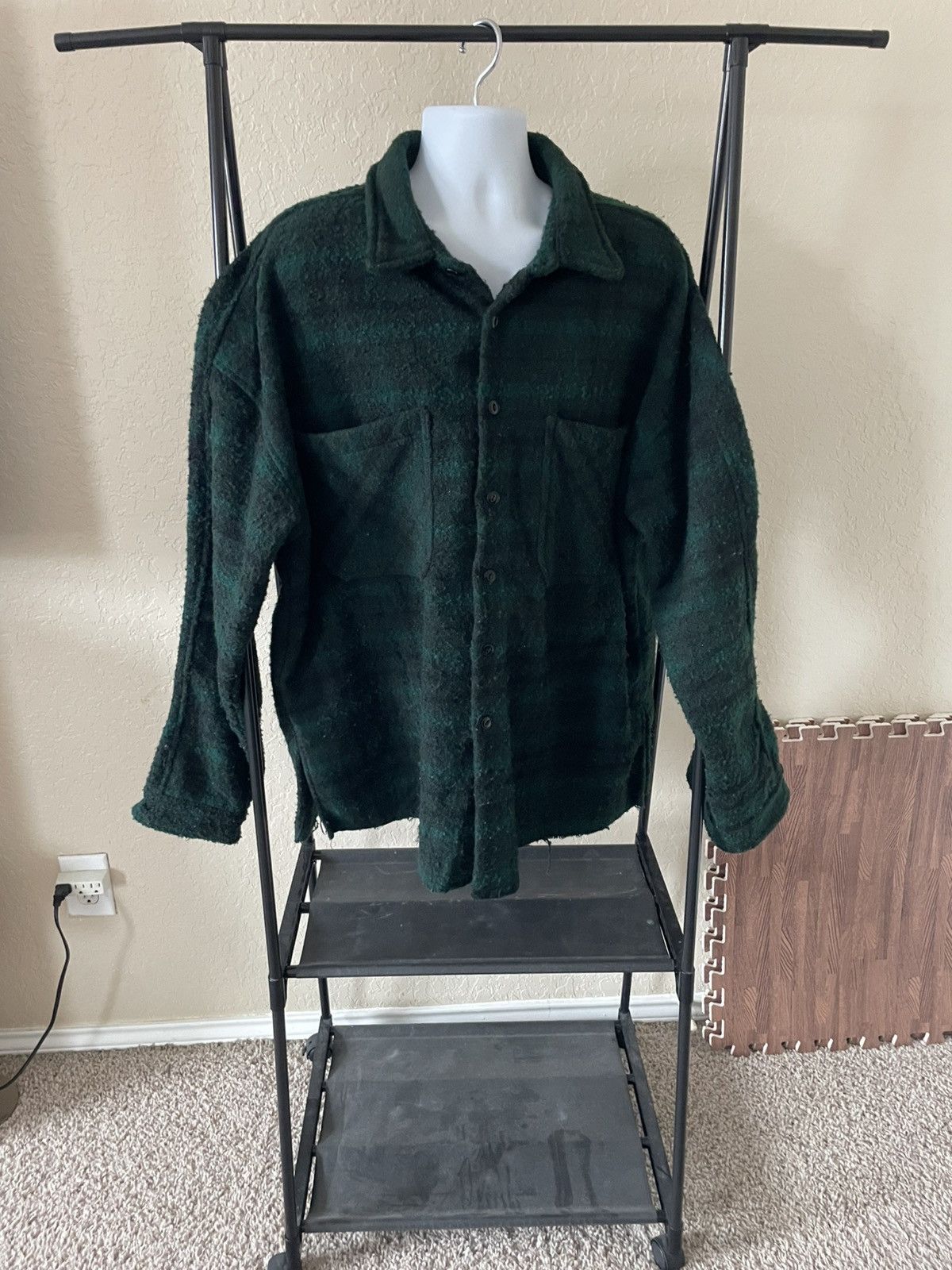MNML Plaid Flannel Shirt Jacket Size US XXL / EU 58 / 5 - 1 Thumbnail