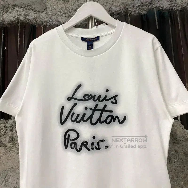 Louis Vuitton Louis Vuitton Women's White Cotton T. Size S / US 4 / IT 40 - 3 Thumbnail