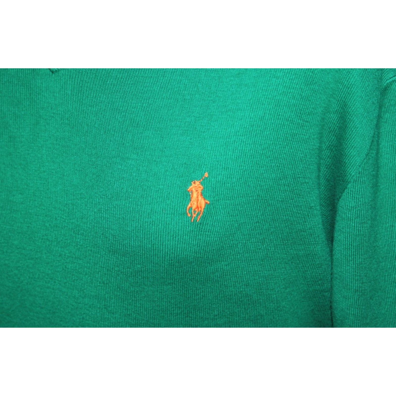Polo Ralph Lauren Polo by Ralph Lauren Shirt Mens M Green Cotton Pullover Jumper Sweater Size US M / EU 48-50 / 2 - 2 Thumbnail