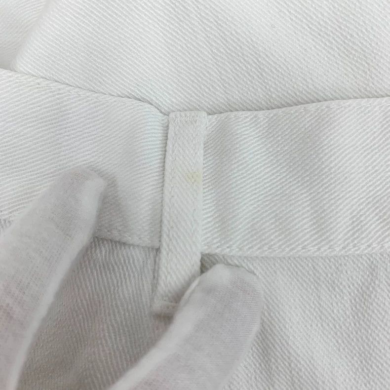 Dior Dior White cotton casual wide-leg denim trousers Size 42" / US 20 - 9 Thumbnail