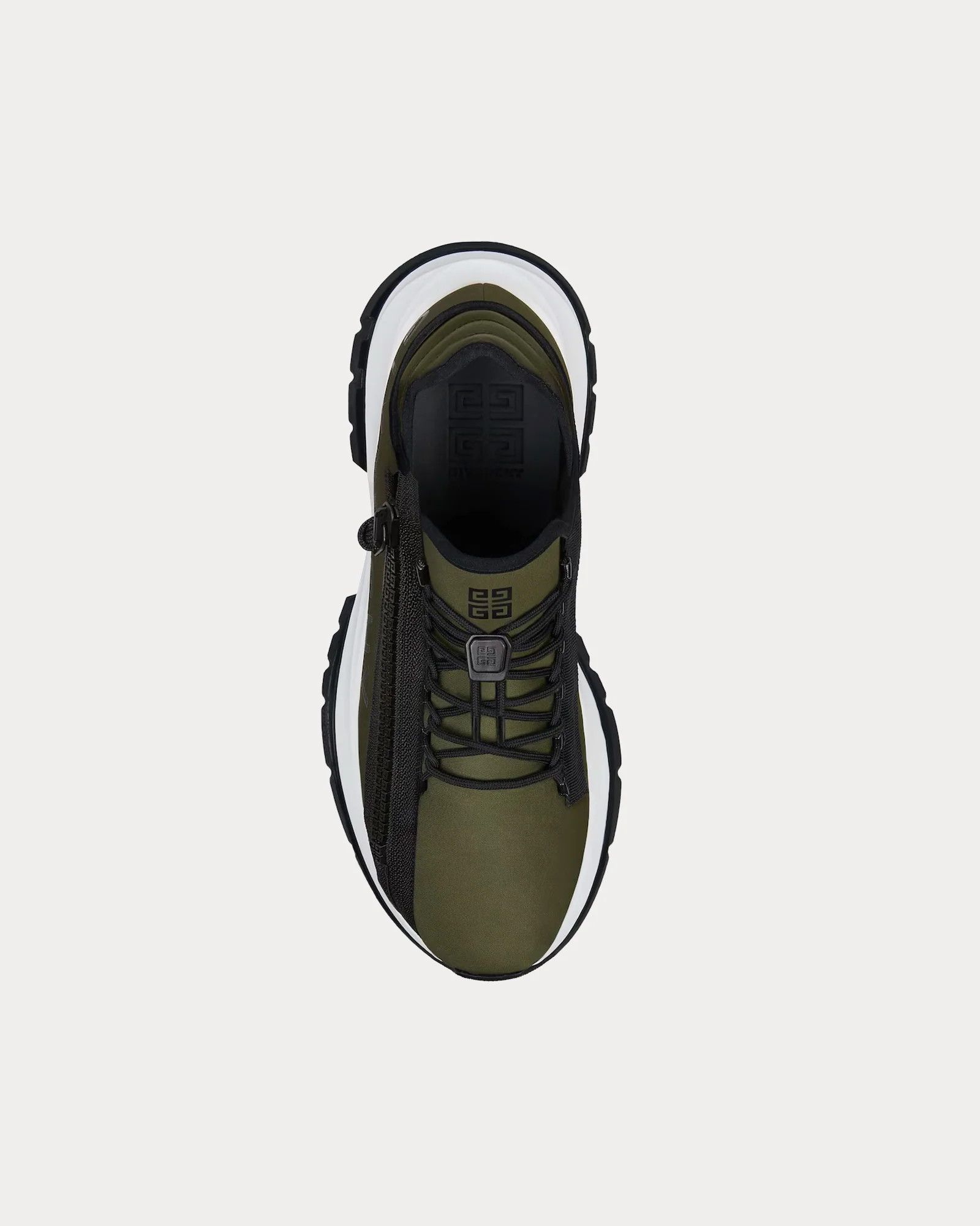 Givenchy o1w1db10325 Spectre Zip Runners in Khaki/Black Size US 7 / EU 40 - 2 Thumbnail