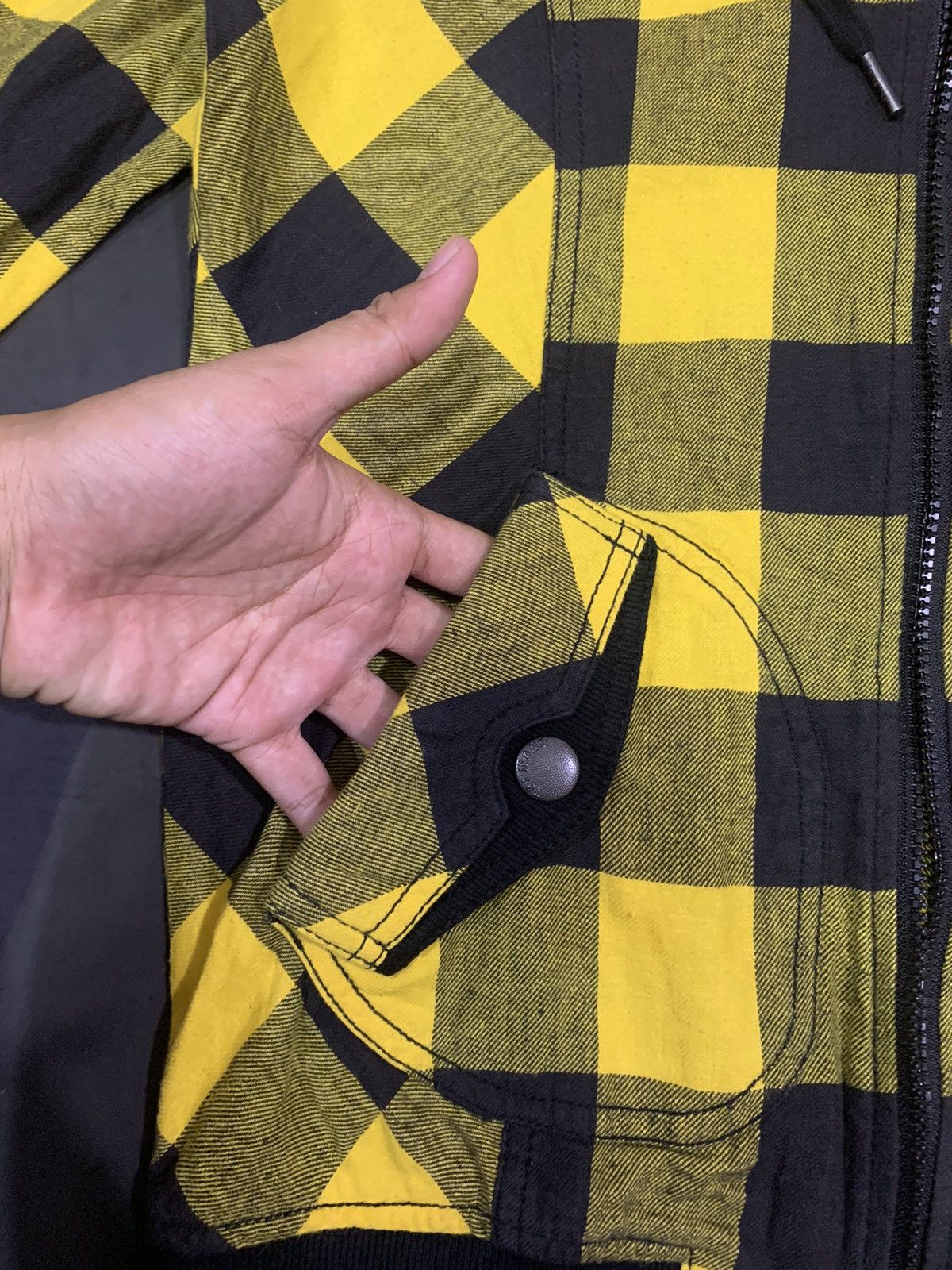 Beauty Beast × If Six Was Nine × Le Grande Bleu (L.G.B.) 💸BINDINGOFFER💸Fur Hoodie TartanTheBeastJeans ifsix lgb style Size US M / EU 48-50 / 2 - 3 Thumbnail