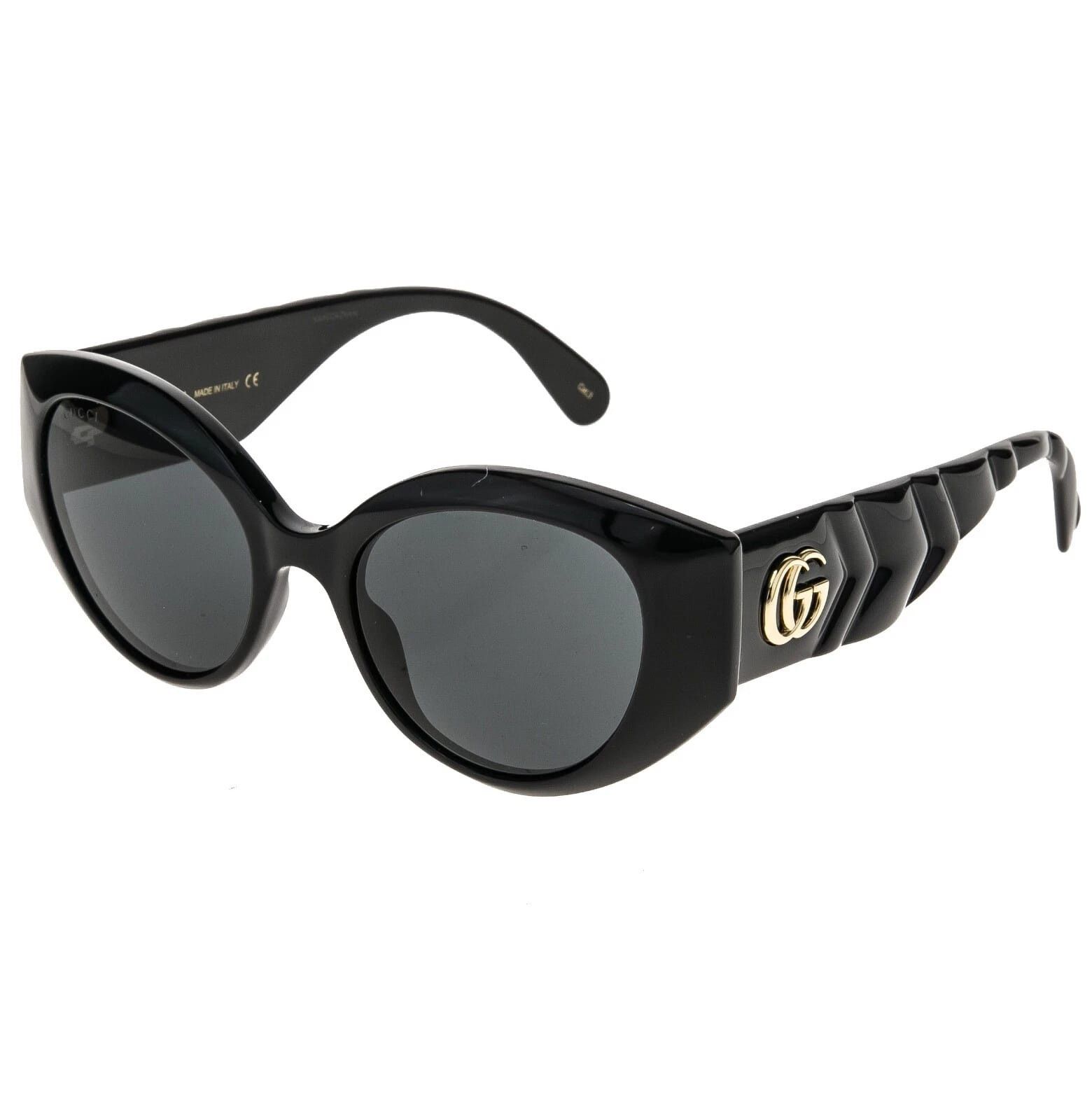 Gucci GUCCI GG0809S MATELASSE 0809 Black Quilted Chunky 001 Size ONE SIZE - 8 Thumbnail
