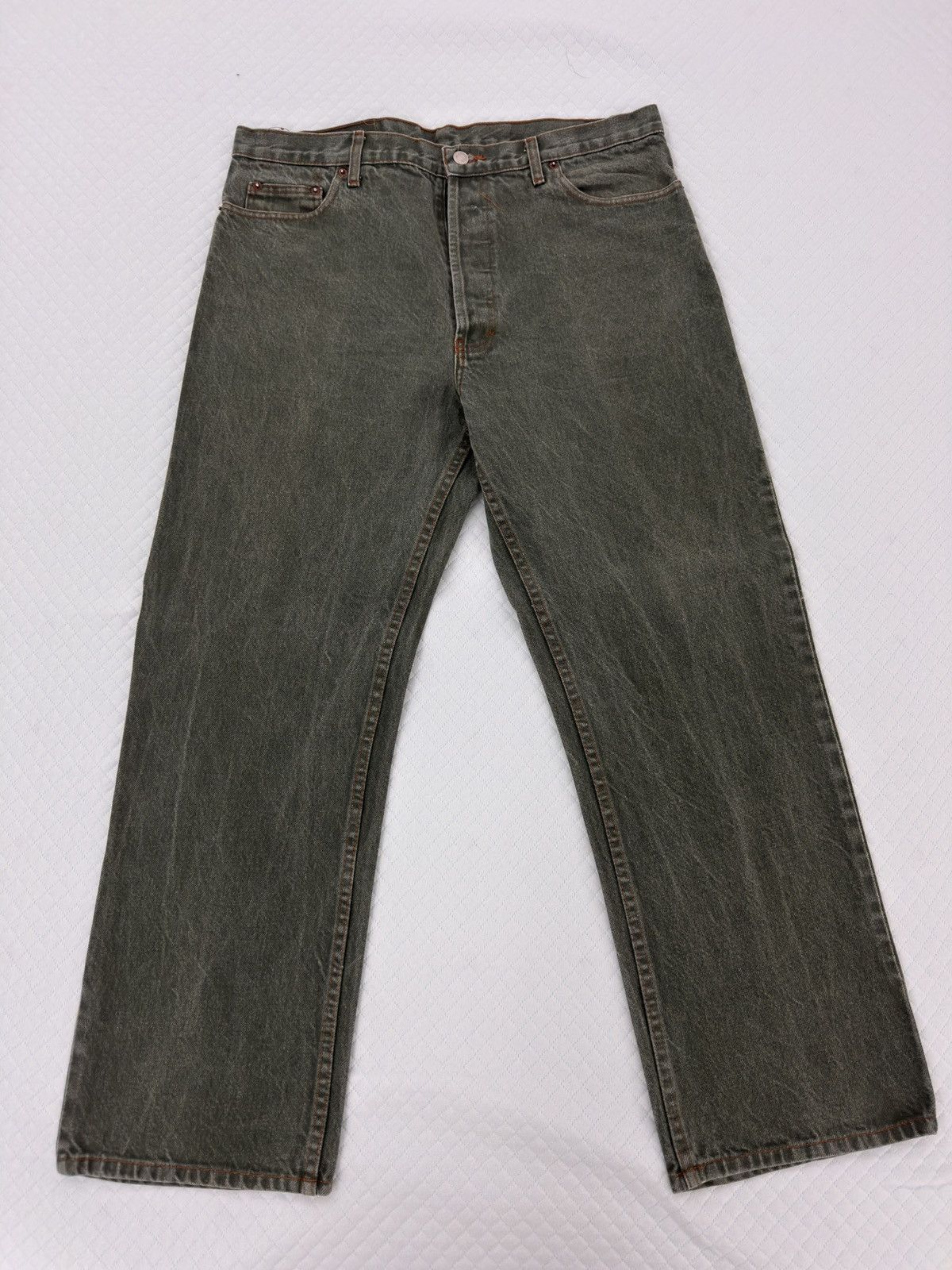 Levi's rare vintage forest green levi 501s Size US 36 / EU 52 - 1 Thumbnail