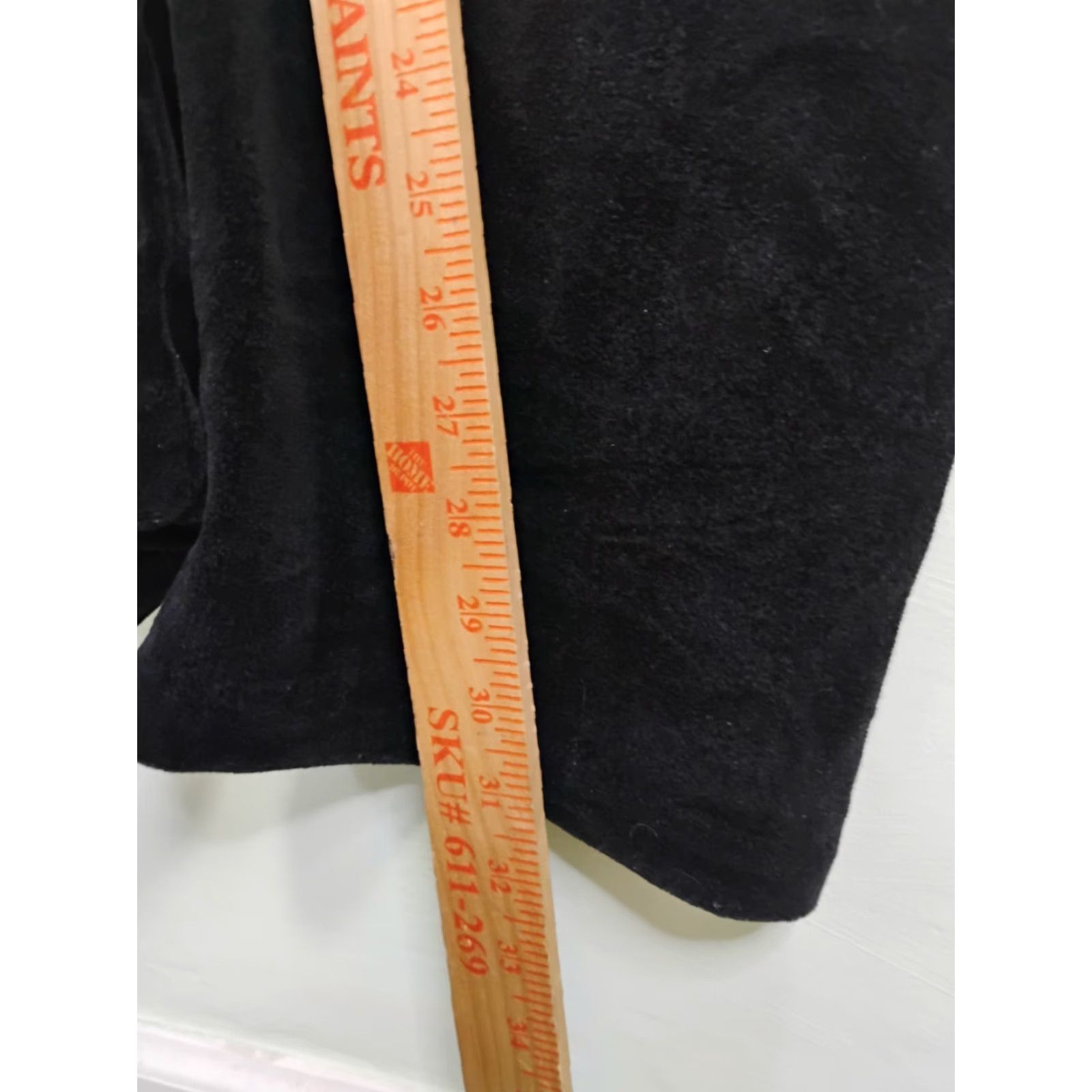 Lord & Taylor VINTAGE LORD & TAYLOR Jumpsuit One-Piece Velour Black Women Small Long Sleeve ZIP Front Size S / US 4 / IT 40 - 6 Thumbnail