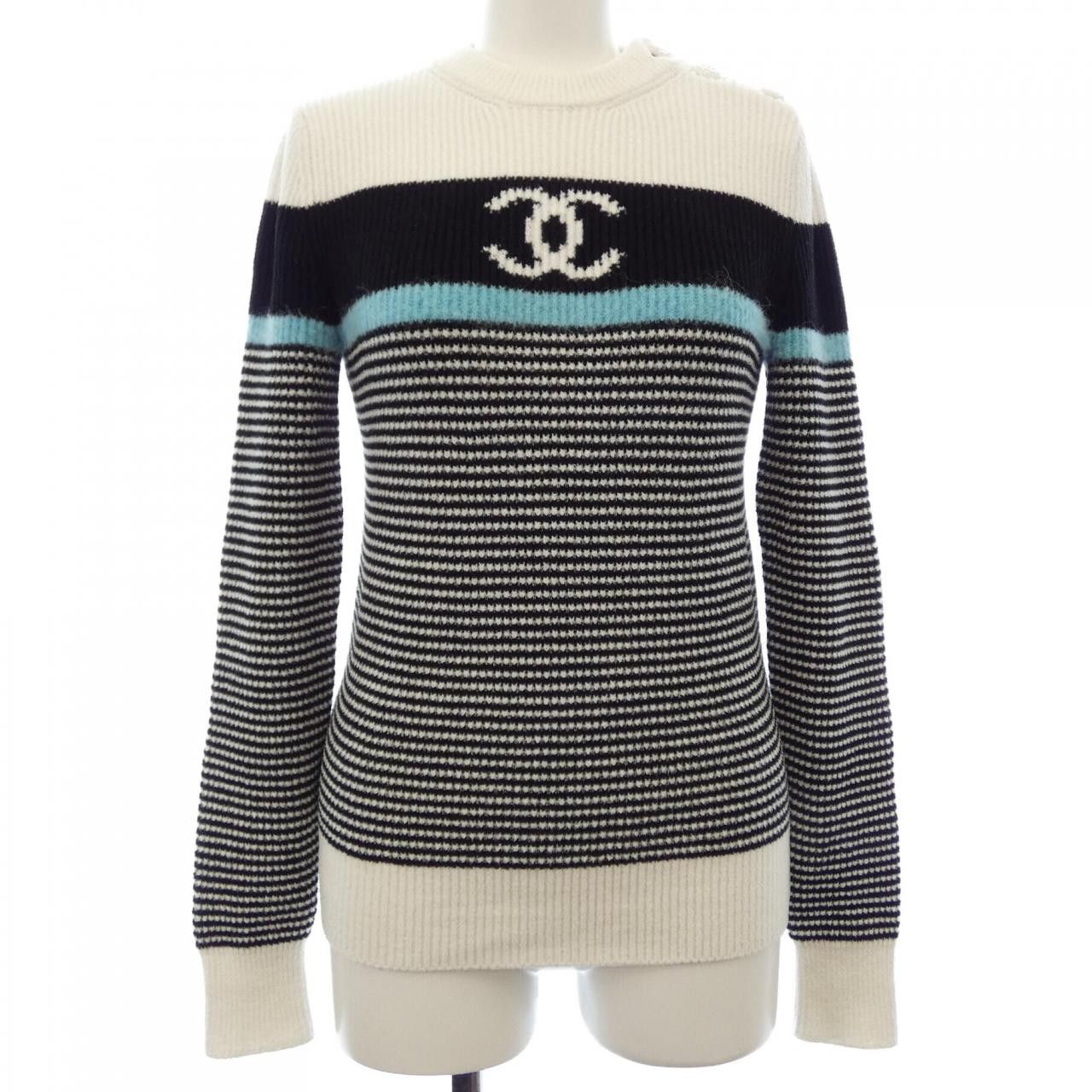 Chanel Chanel Chanel P73495K10521 22B Knit Cotton Tops P73495K10521 22B DUTY FREE for USA Size ONE SIZE - 1 Thumbnail