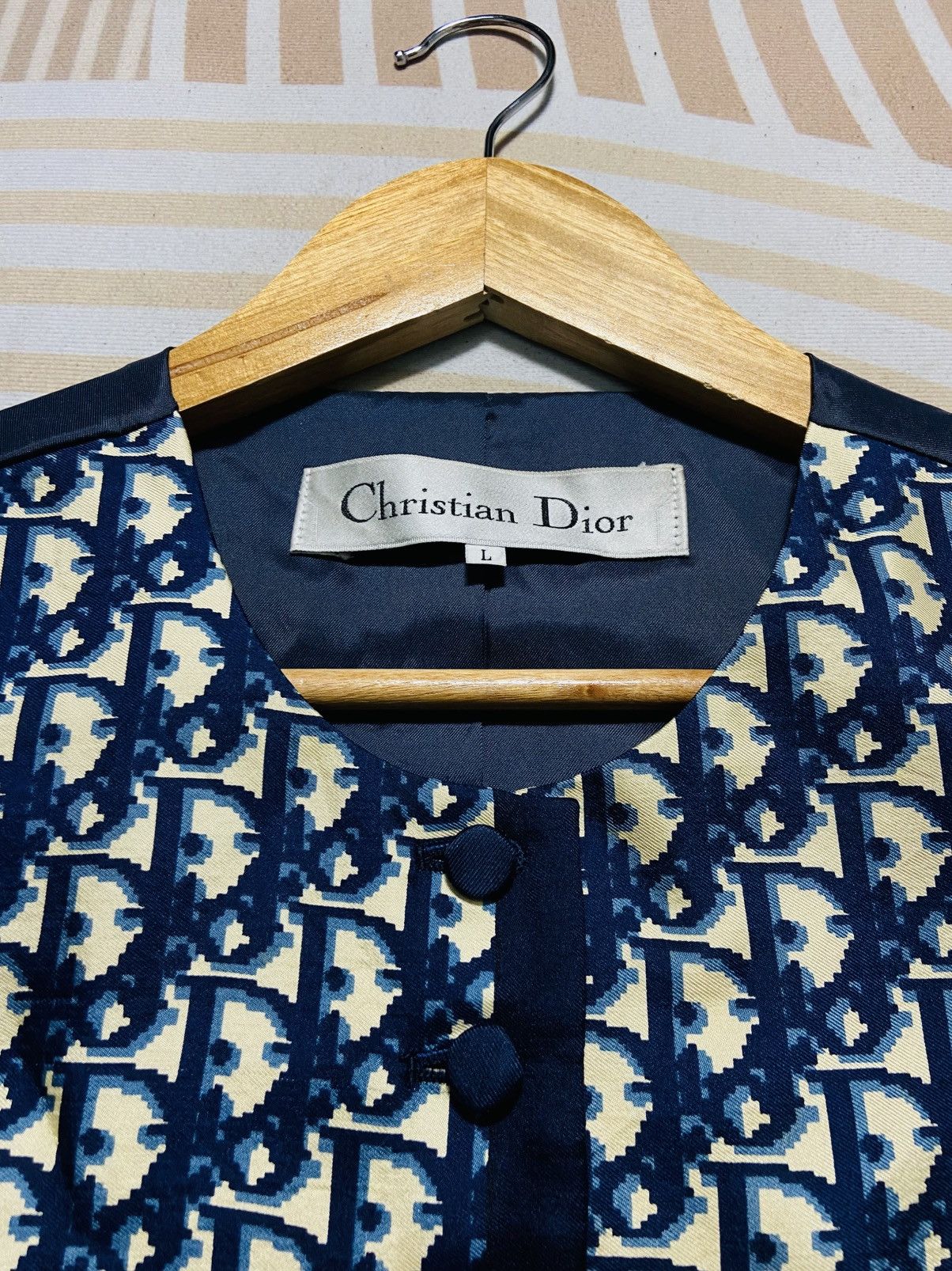 Dior Vintage Christian Dior Monogram Button Up Vest Jacket Size S / US 4 / IT 40 - 9 Thumbnail