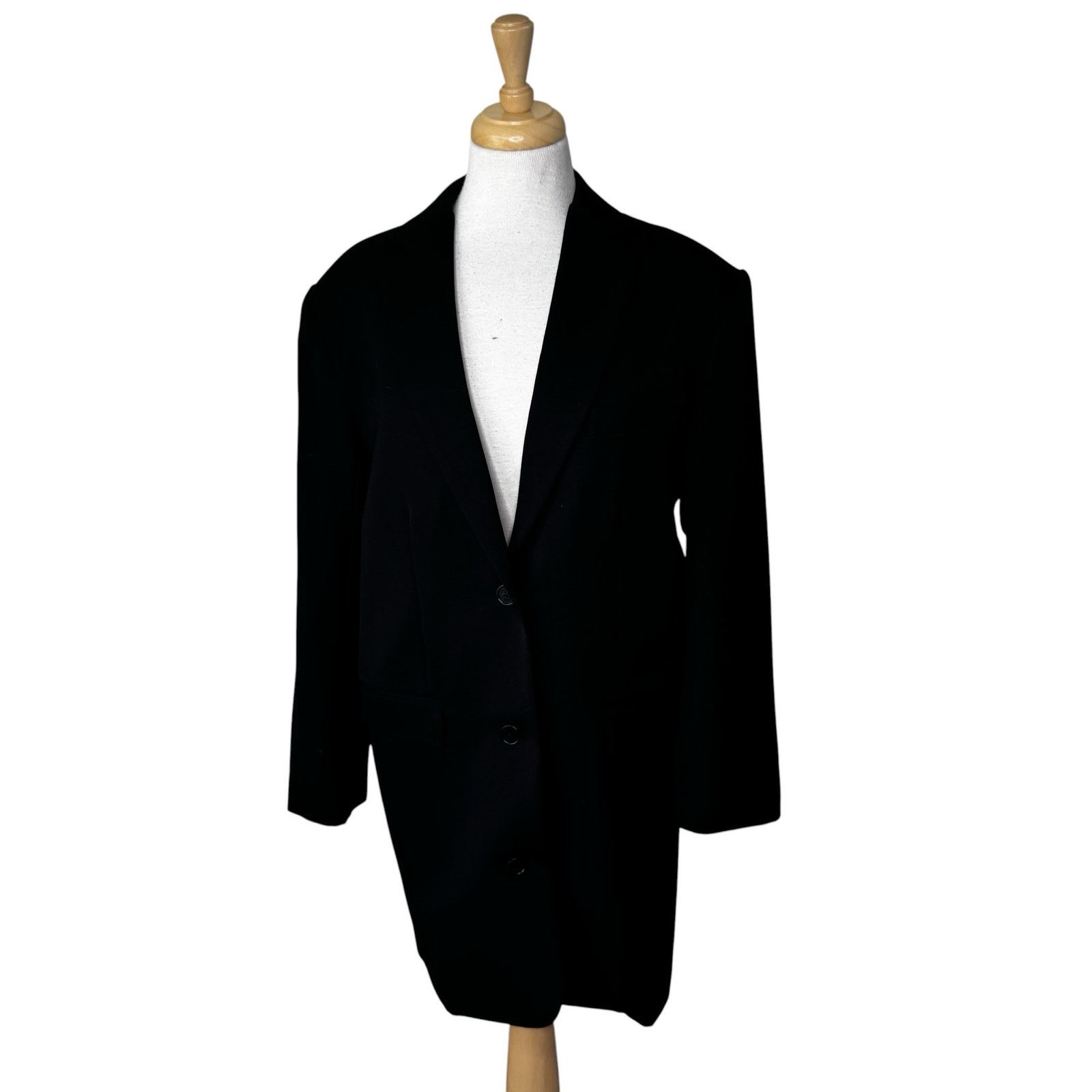 Anine Bing ANINE BING Oversized Wool 3 Button Overcoat Blazer Jacket Size S / US 4 / IT 40 - 2 Thumbnail