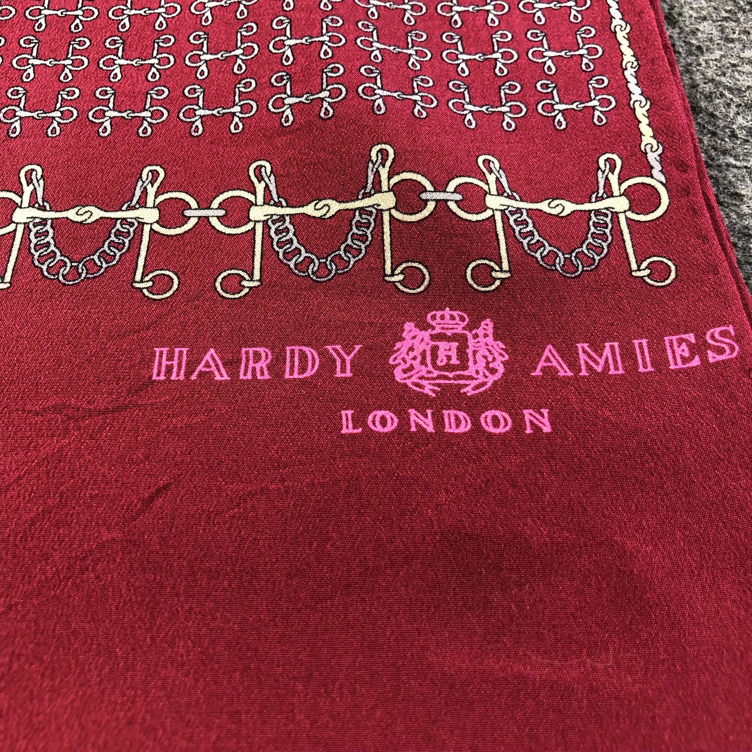 Hardy Amies Vintage Hardy Amies Silk Stole Silk Scarf M561 Size ONE SIZE - 4 Thumbnail