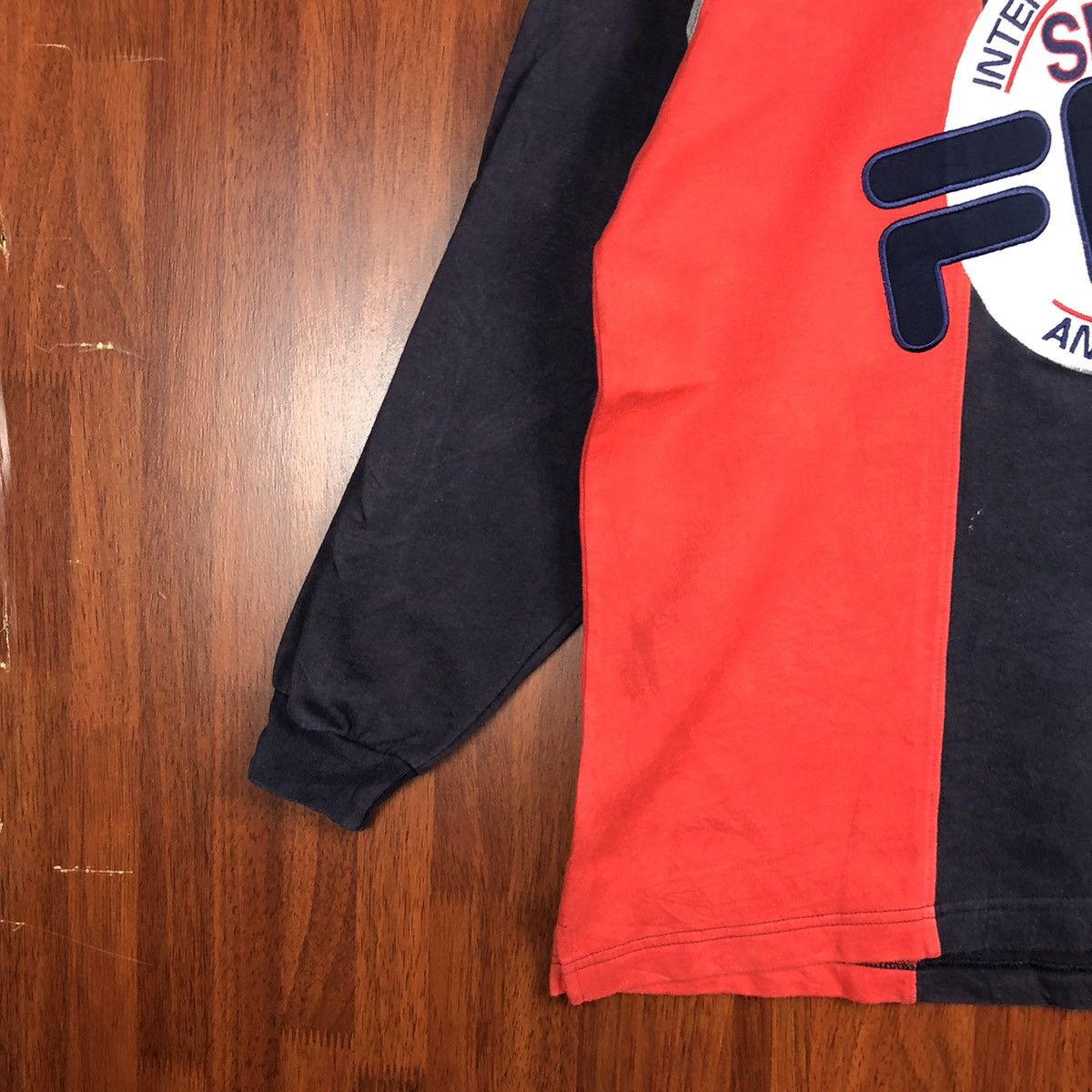 Fila Fila vintage Red,Dark Blue, Grey, Sweatshirt #7561 Size US S / EU 44-46 / 1 - 4 Thumbnail