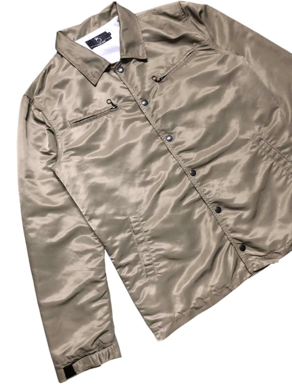 Japanese Brand Vintage Virgo Nylon Jacket Snap Button Military Style Size US L / EU 52-54 / 3 - 6 Thumbnail