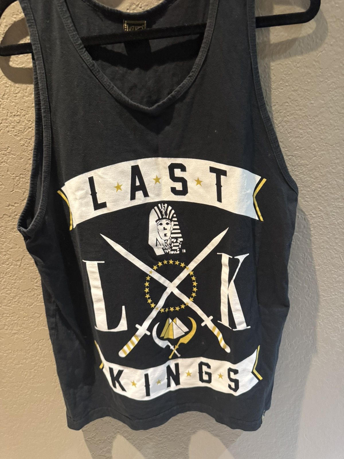 Last Kings Last Kings Tank Top Black Gold Printed Graphic Pharaoh Size US M / EU 48-50 / 2 - 1 Thumbnail