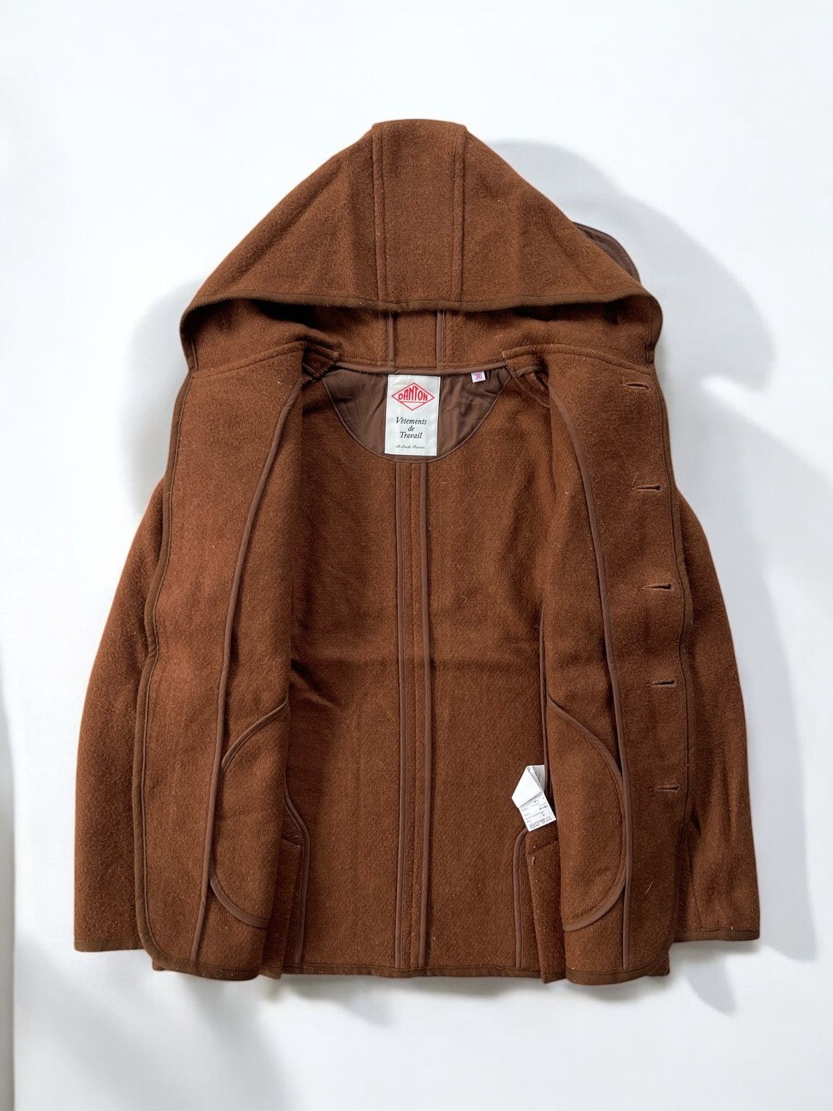 Danton × Japanese Brand 🔥 DANTON JAPAN MEN'S WOOL BUTTON JACKET Size US M / EU 48-50 / 2 - 5 Thumbnail