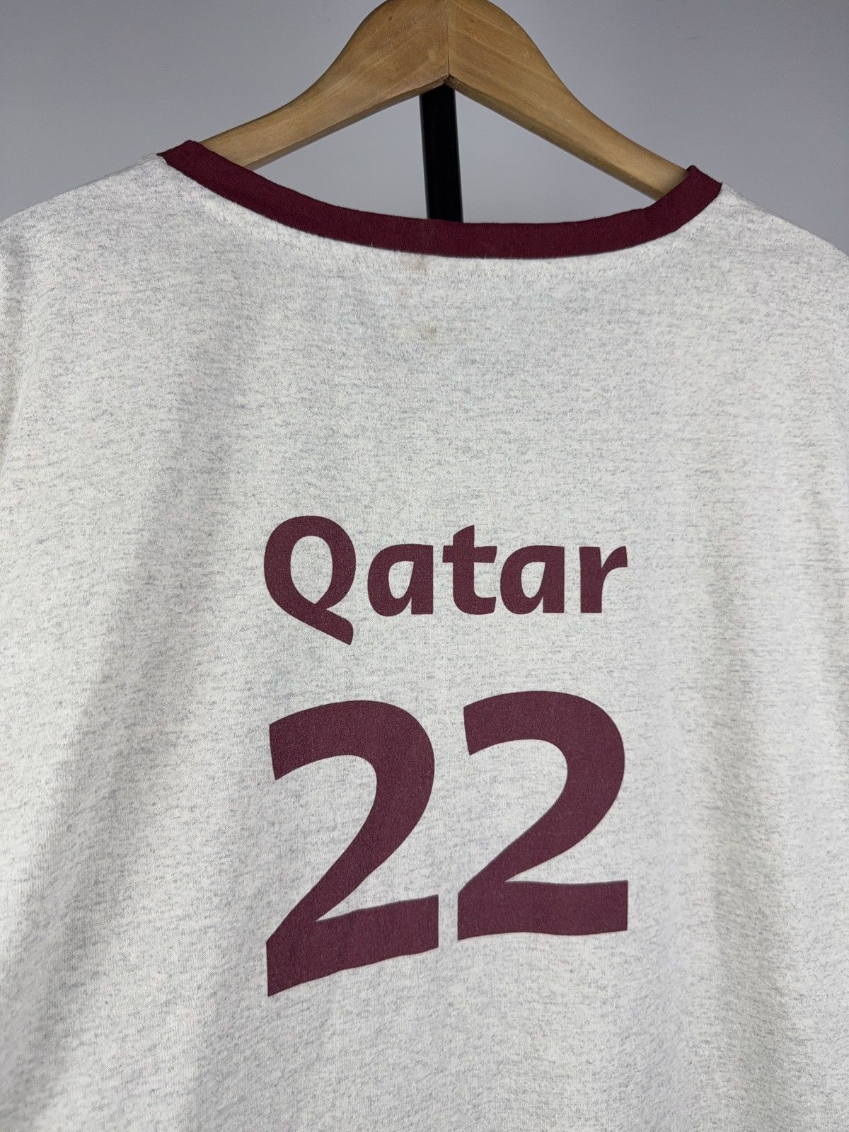 Vintage FIFA World Cup 2022 QATAR Airways Official Tee Shirt Size US L / EU 52-54 / 3 - 9 Thumbnail