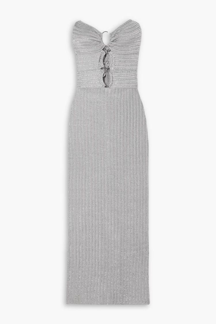 Tom Ford o1y0126 Midi Dress in Gray Size XS / US 0-2 / IT 36-38 - 1 Thumbnail