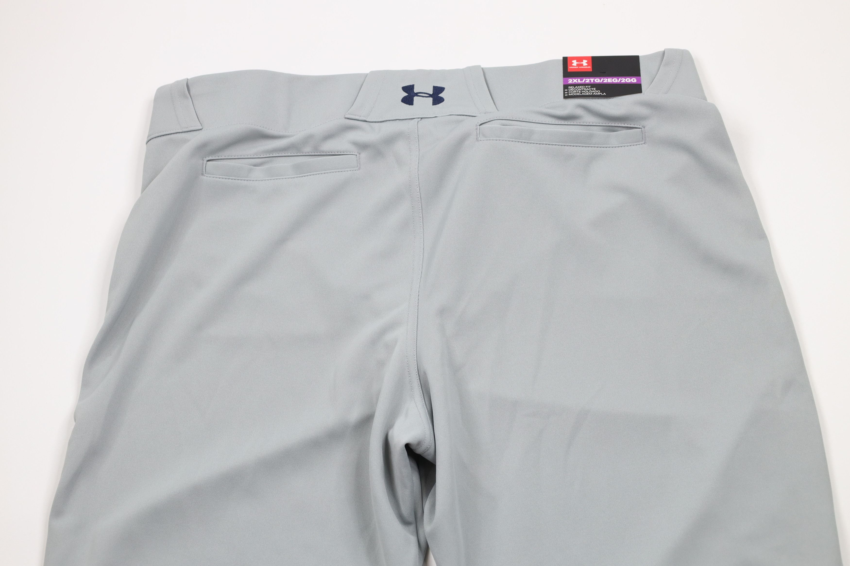 Under Armour × Vintage New Under Armour Baseball Loose Uniform Pants Gray Navy Size US 40 / EU 56 - 12 Thumbnail