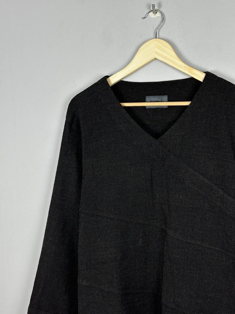 OSKA Oska Wool Garment Asymmetric Blouse Size S / US 4 / IT 40 - 3 Thumbnail