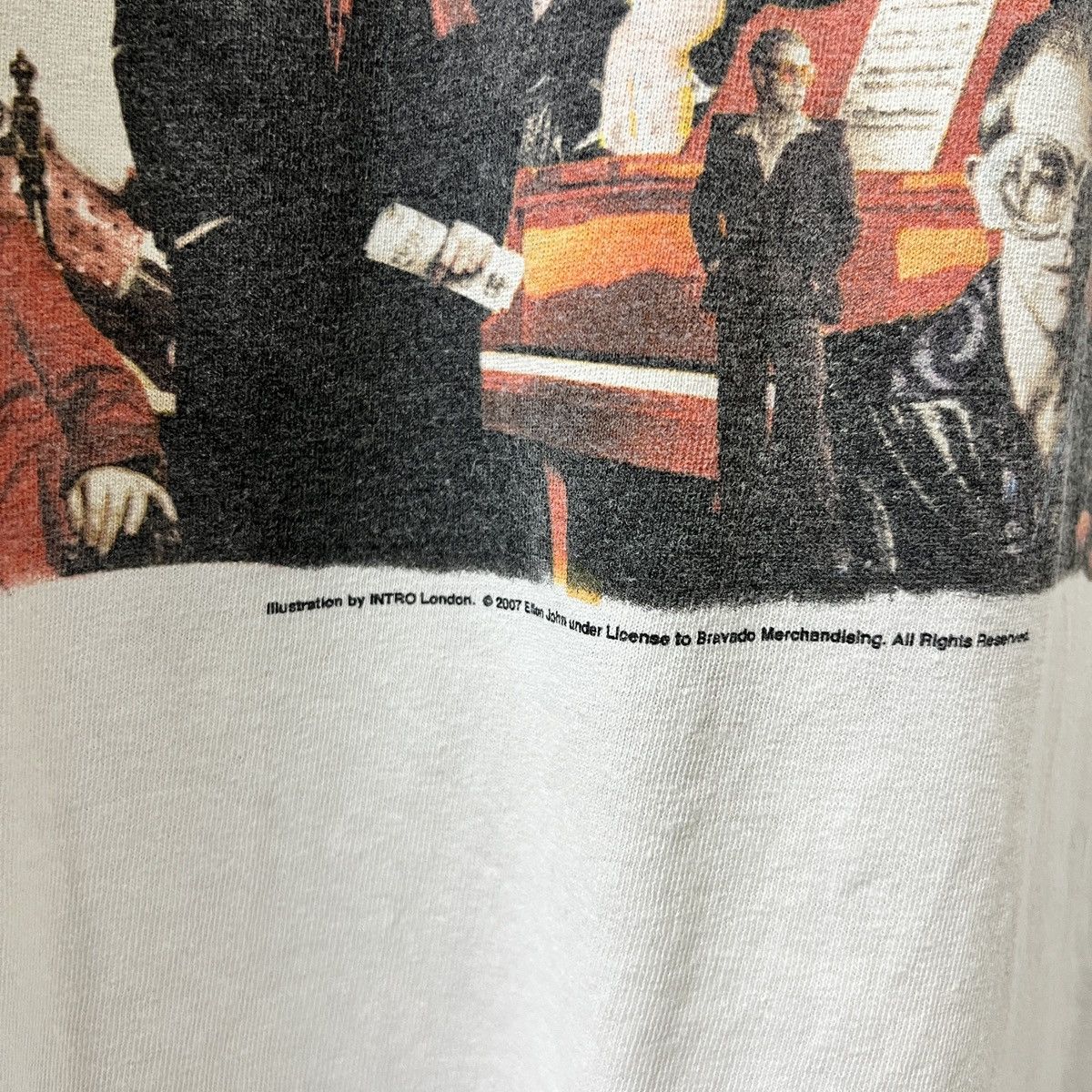Band Tees × Vintage VTG ELTON JOHN ROCKETMAN Size US XL / EU 56 / 4 - 4 Thumbnail