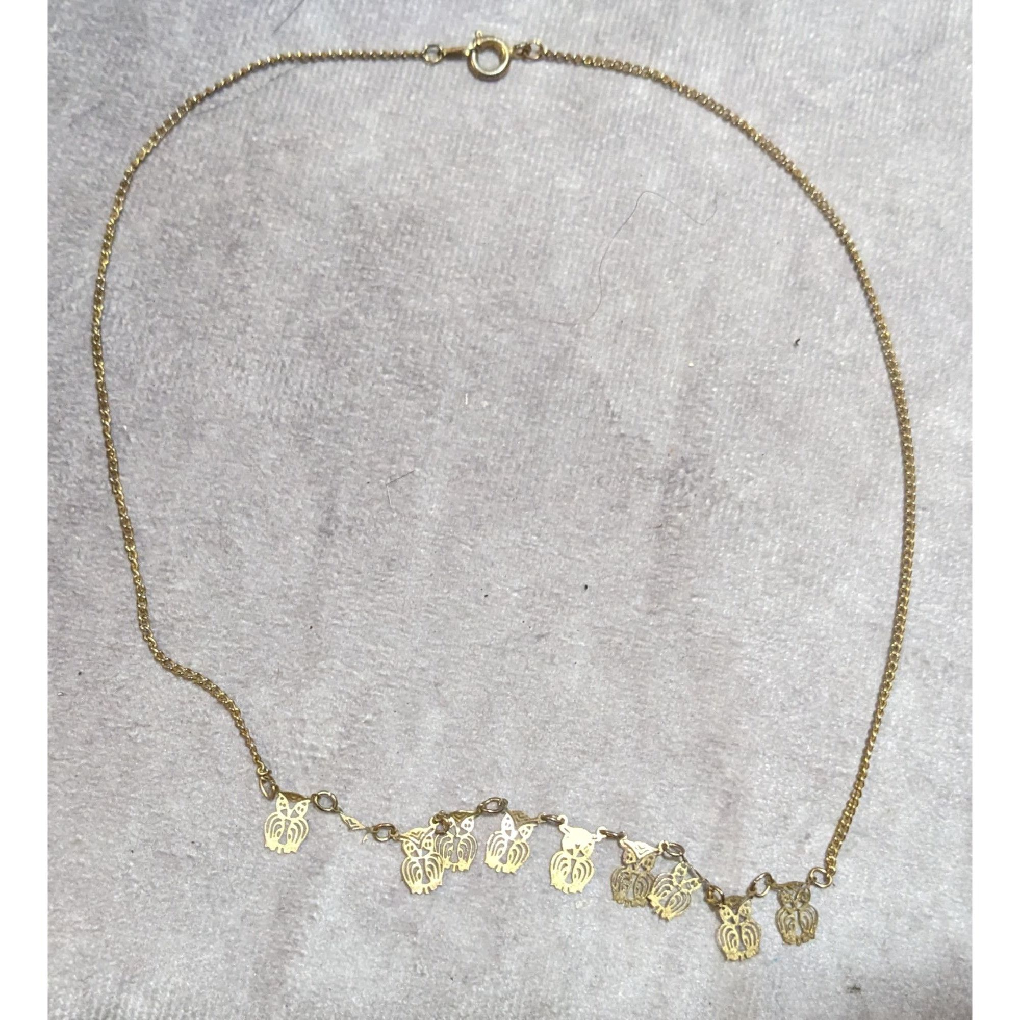 Other Minimalist Gold Tone Owl Charm Necklace Size ONE SIZE - 10 Thumbnail