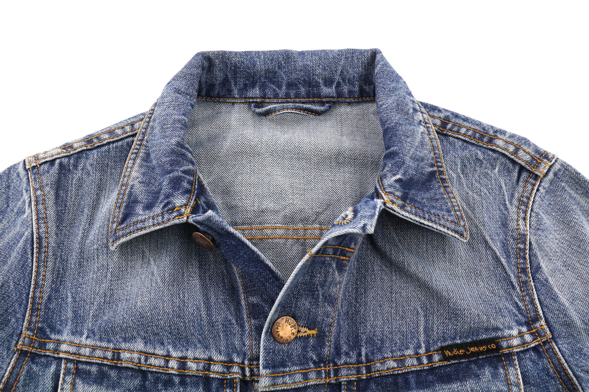 Nudie Jeans TERRY XS Washed Light Vintage Jacket 81049 Size US XS / EU 42 / 0 - 4 Thumbnail