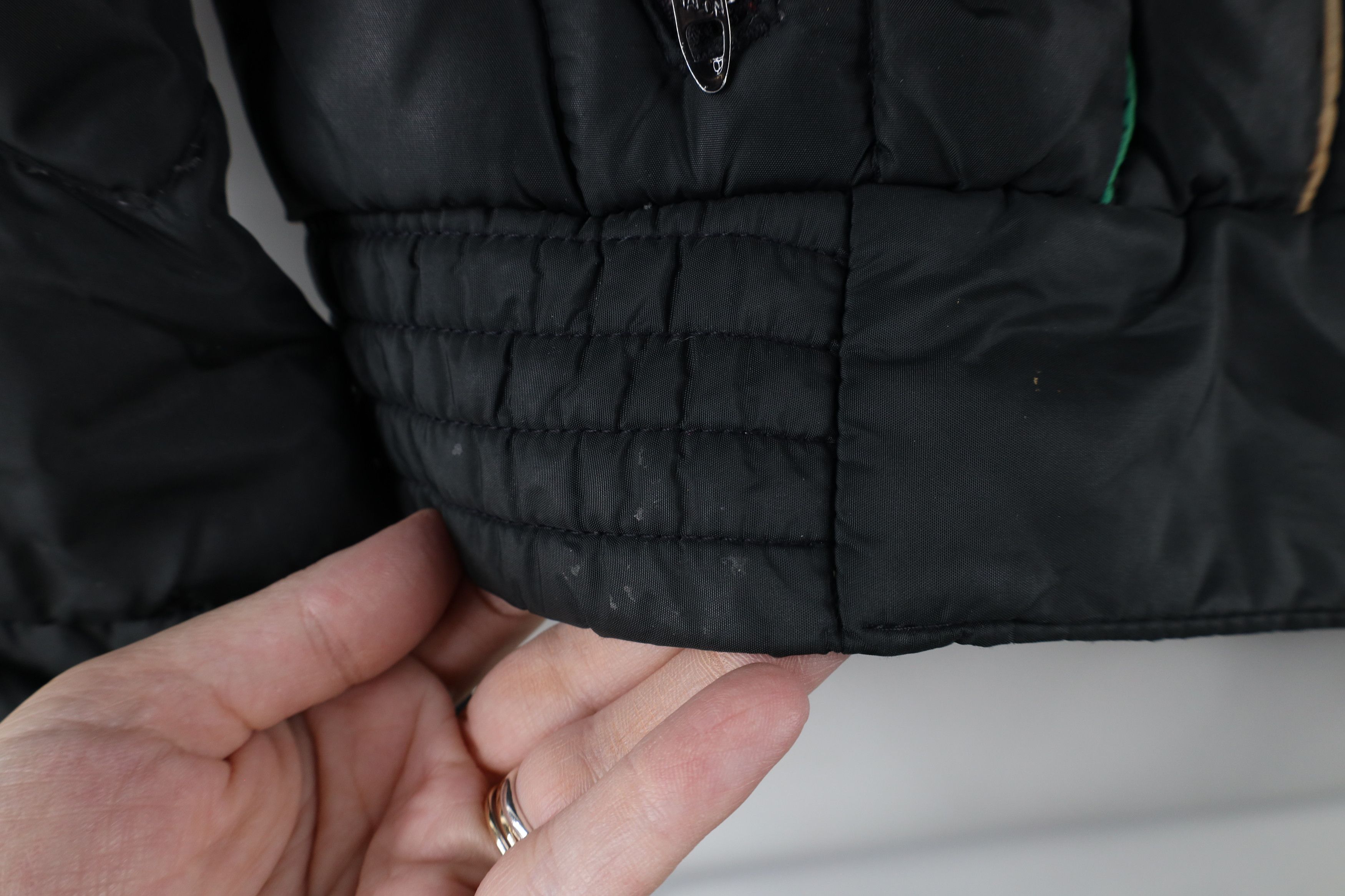 Vintage Vintage 60s 70s Streetwear Striped Duck Down Puffer Jacket Size M / US 6-8 / IT 42-44 - 4 Thumbnail