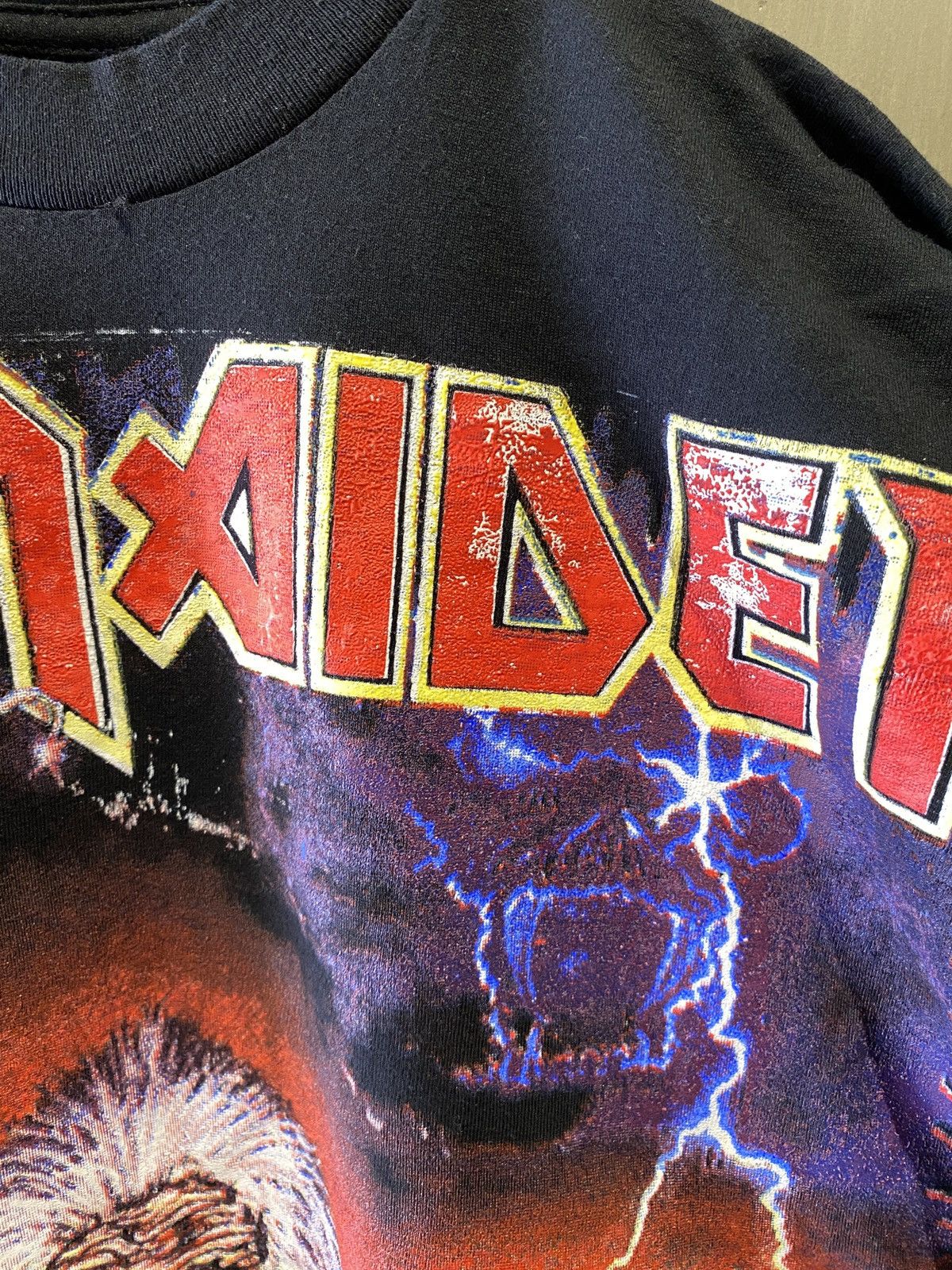 Vintage Iron Maiden number of the beast AOP long sleeve Size US XL / EU 56 / 4 - 2 Thumbnail