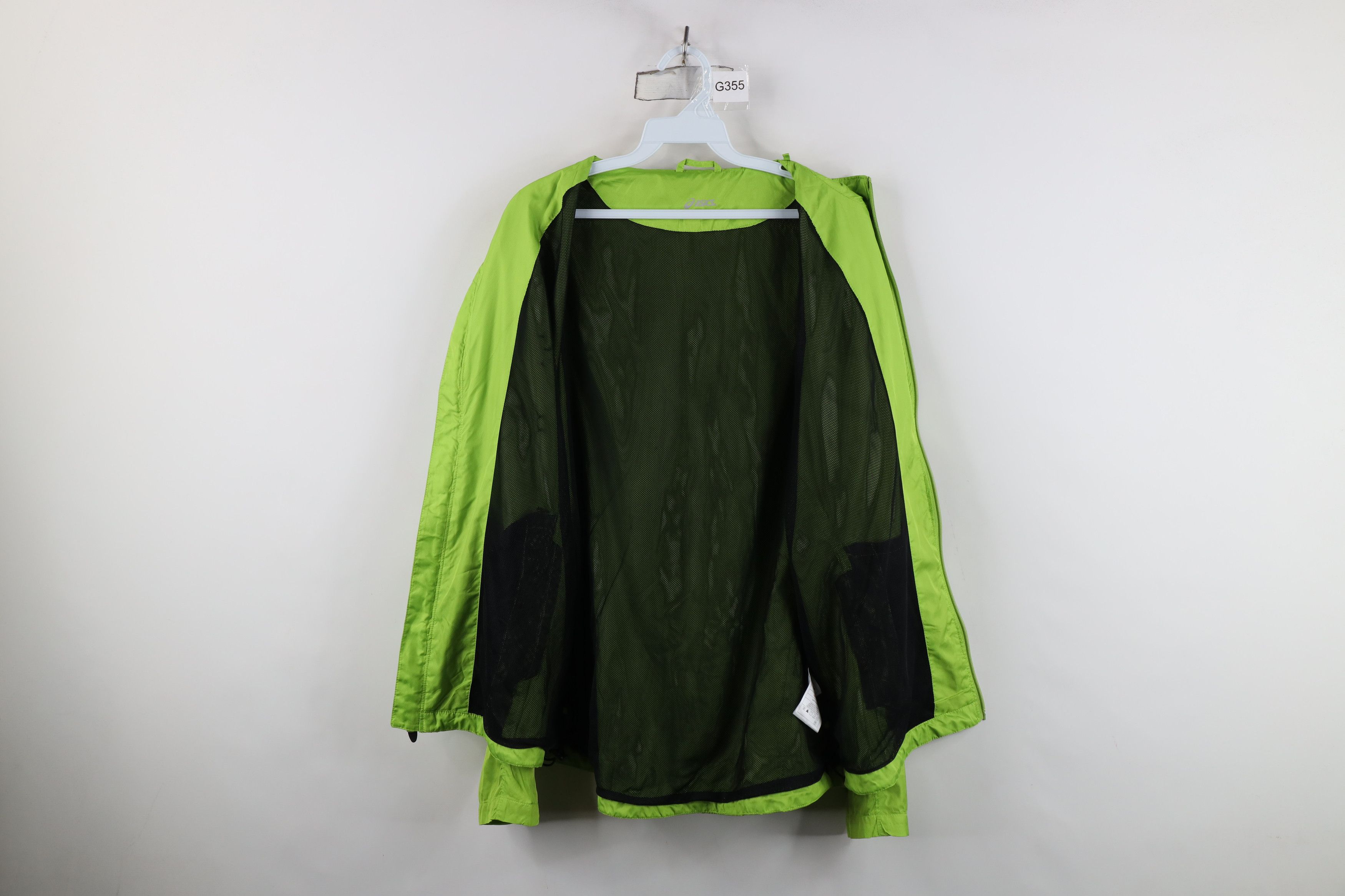 Asics Vintage Asics Reflective Running Rain Windbreaker Jacket Size US M / EU 48-50 / 2 - 9 Thumbnail
