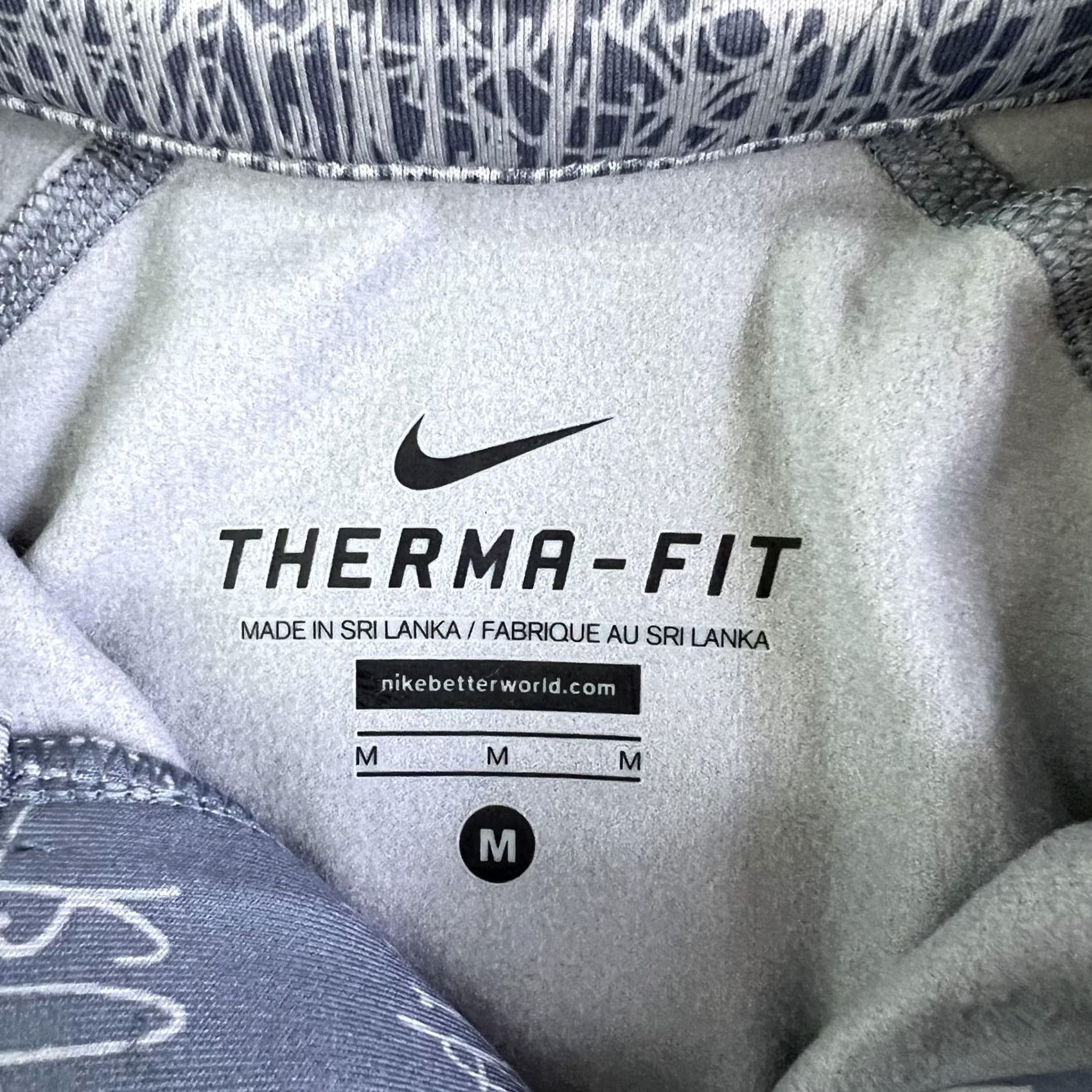 Nike Nike Therma-FIT Pullover Womens M Gray 1/4 Zip Long Sleeve Running Top Size M / US 6-8 / IT 42-44 - 3 Thumbnail