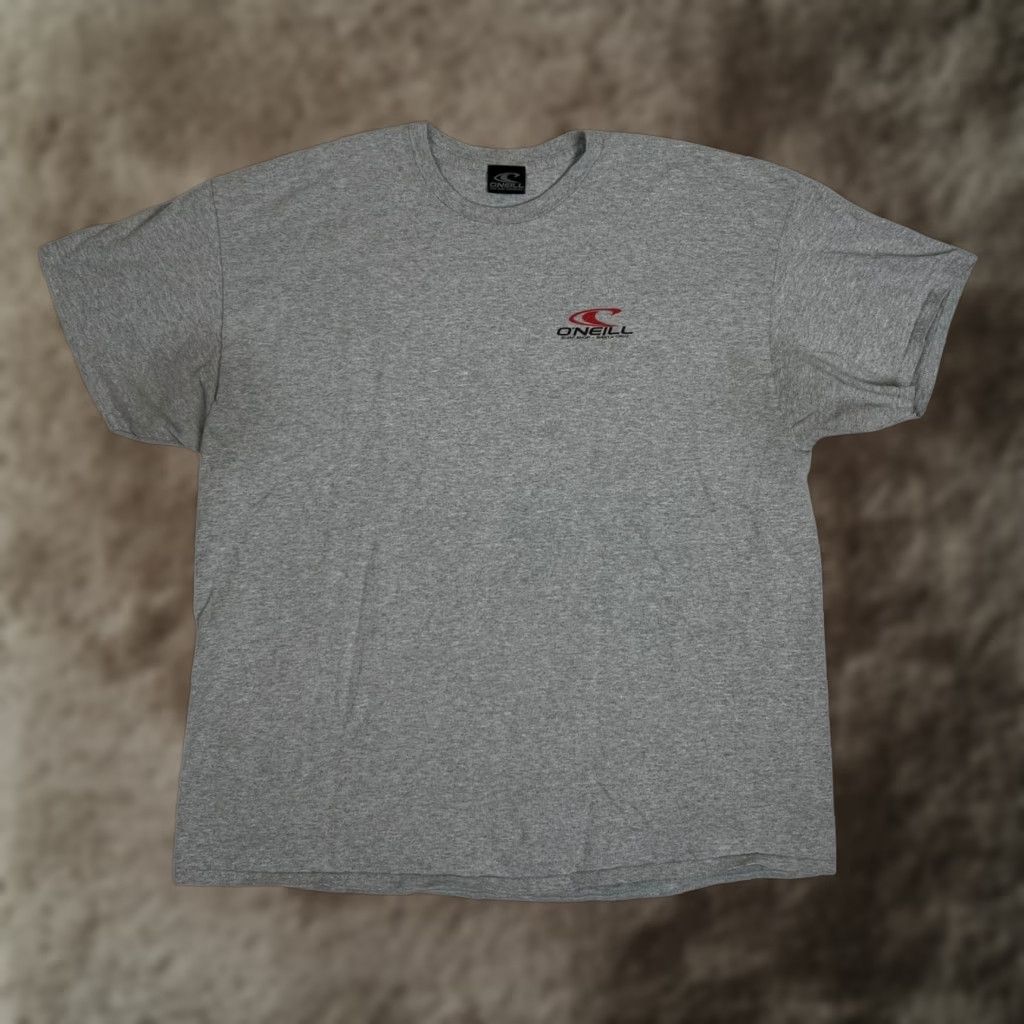 O'Neill VINTAGE O'Neill Shirt Adult XL Gray 90s Beach Classic Double-Sided Crew Neck Short Sleeve Mens Size US XL / EU 56 / 4 - 1 Thumbnail