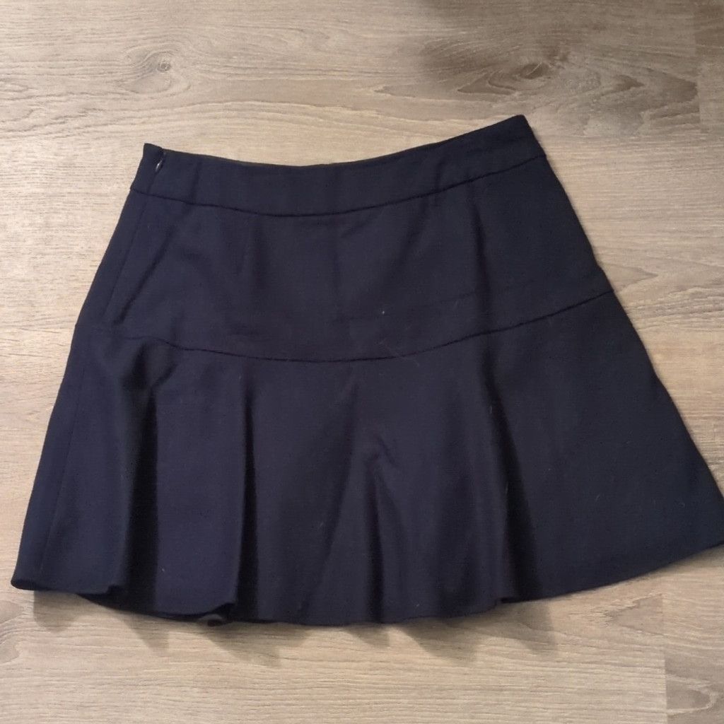 Boden Boden Blue Wool Blend Dual Lined Skirt Size 10R Size 32" / US 10 / IT 46 - 4 Thumbnail