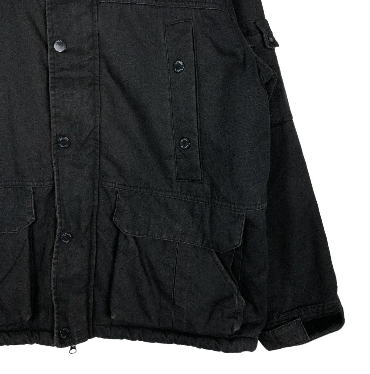 Japanese Brand 🔥VINTAGE WORK JACKET TOMMY HILFIGER CARGO POCKETS Size US XL / EU 56 / 4 - 5 Thumbnail
