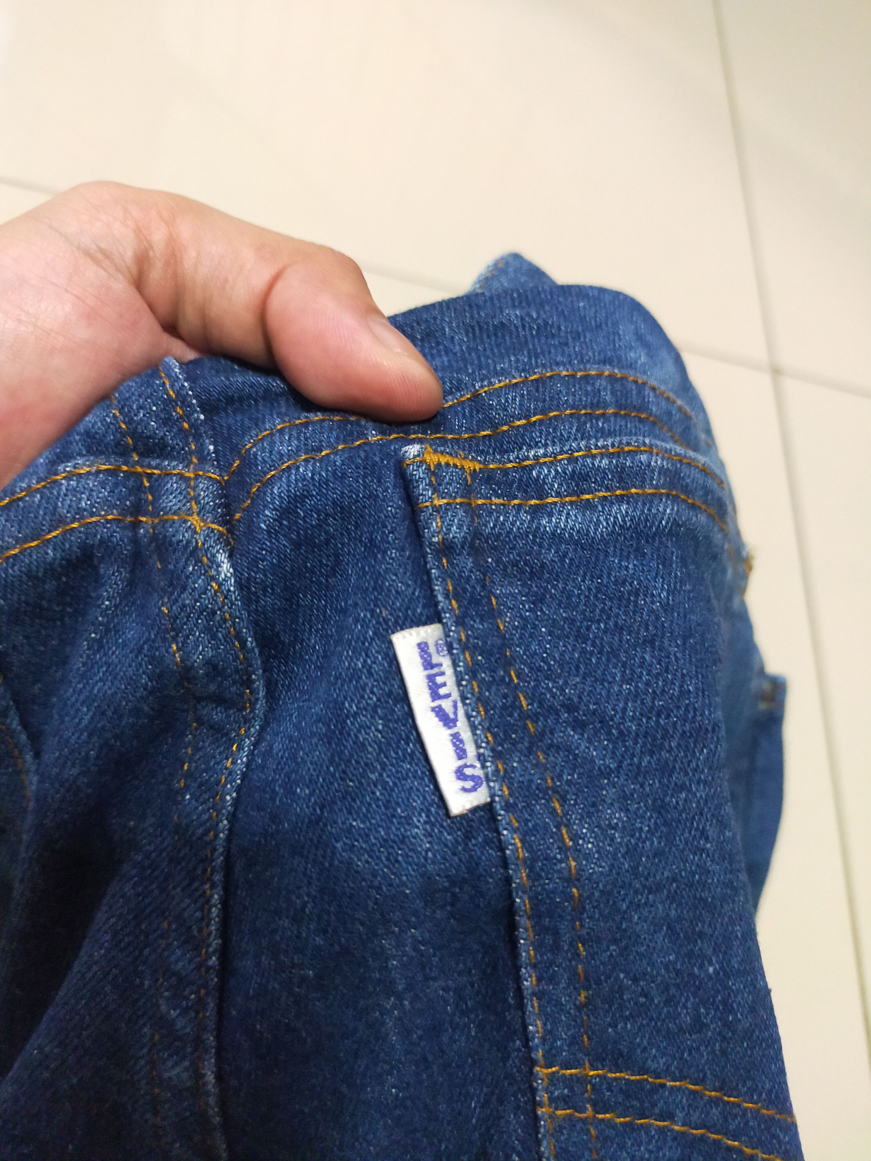 Levi's × Levi's Vintage Clothing × Vintage VINTAGE LEVIS BIG E WHITE TAB SCOVILL ZIPPER Size US 31 - 6 Thumbnail
