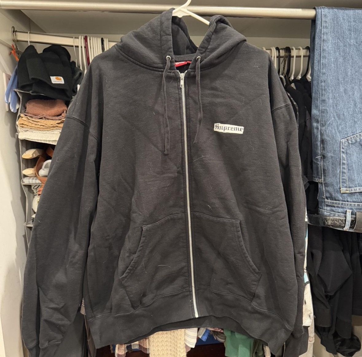 Supreme Supreme Phase 2 zip up hoodie | Grailed