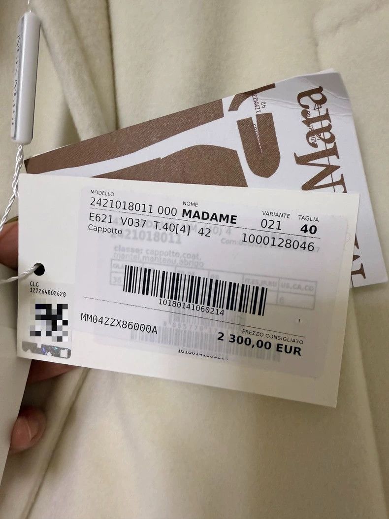 Max Mara Max Mara 101801 White Coat Size M / US 6-8 / IT 42-44 - 7 Thumbnail