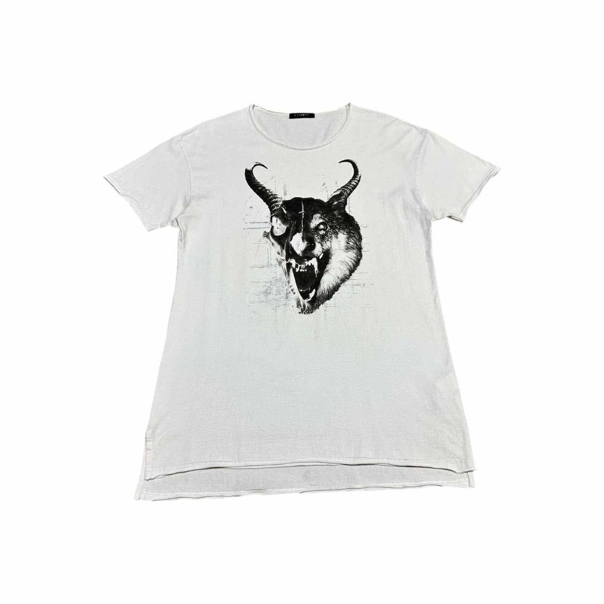 If Six Was Nine 🔥Rare Y2K Civarize Satanic Wolf Goat Shirt Trim Edge Vkei Size US L / EU 52-54 / 3 - 1 Thumbnail