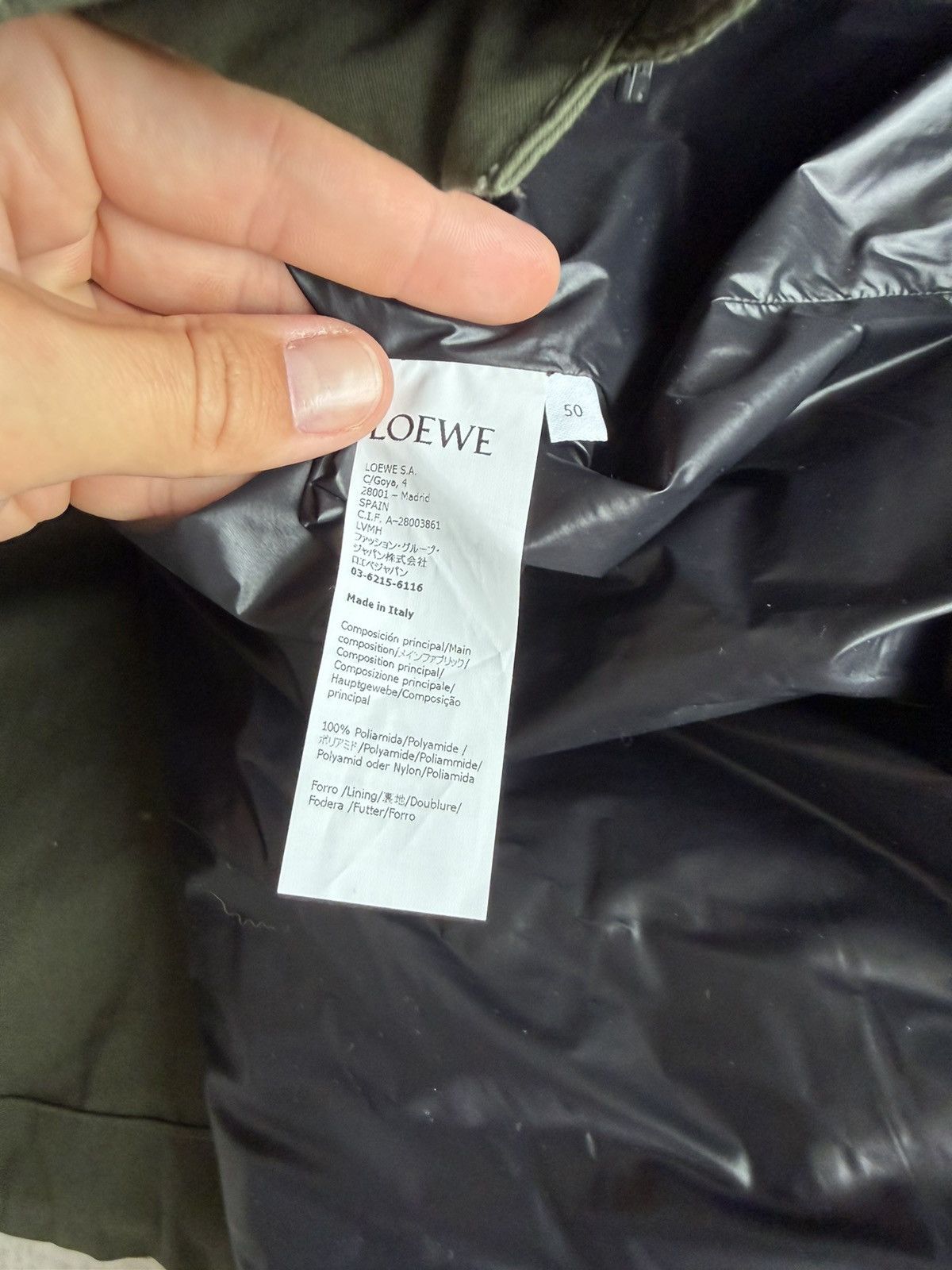 Loewe Loewe Adjustable-Buckled Padded-Liner Cotton Jacket Size US M / EU 48-50 / 2 - 14 Thumbnail