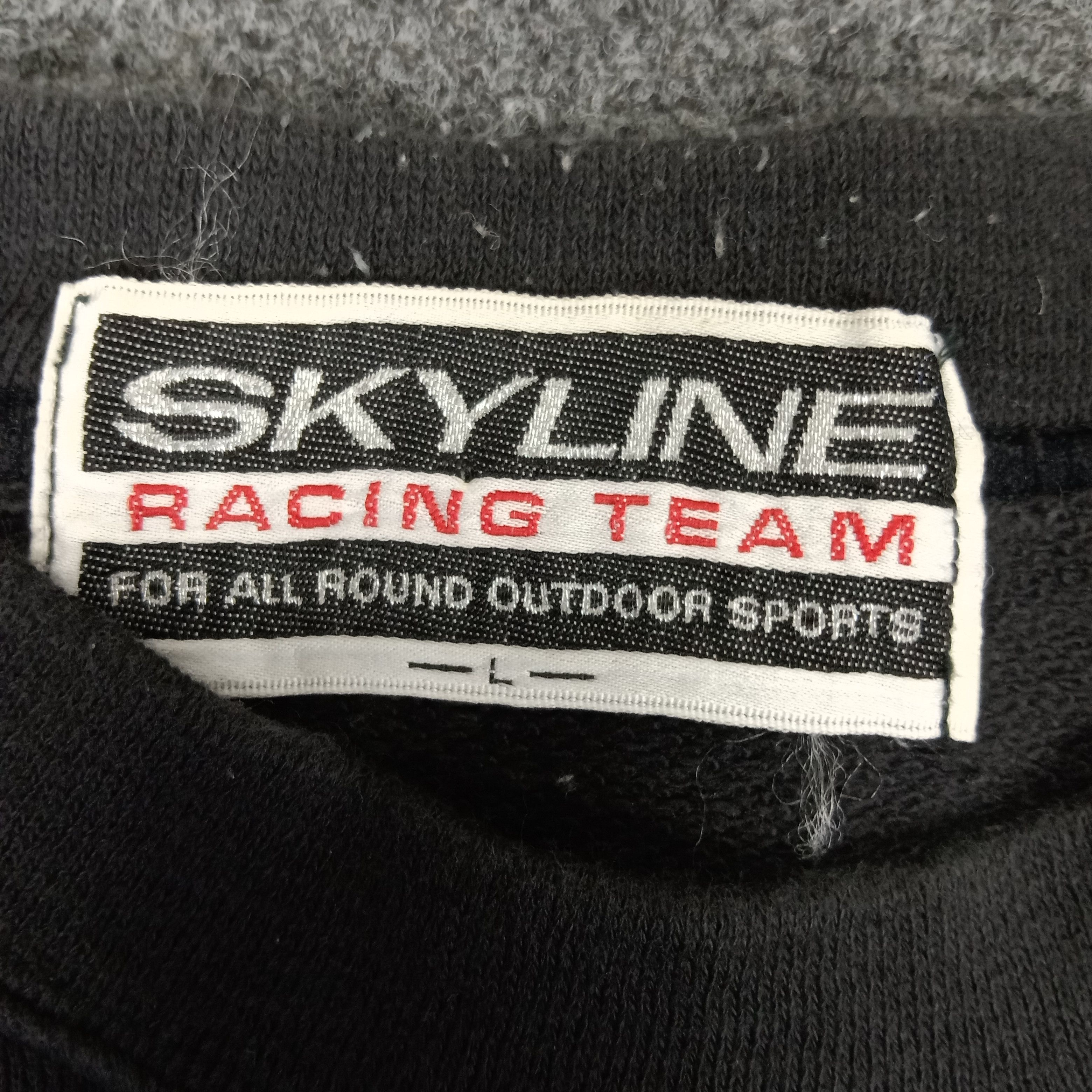 Japanese Brand × Vintage Skyline Racing Team Japanese Motorsports Tshirt Size US XL / EU 56 / 4 - 4 Thumbnail