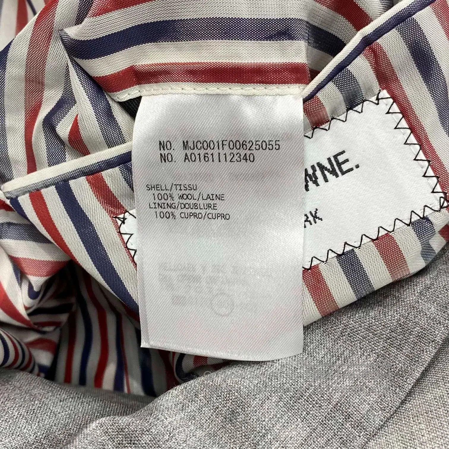 Thom Browne Thom Browne Gray Padded Blazer Jacket. Size US M / EU 48-50 / 2 - 7 Thumbnail