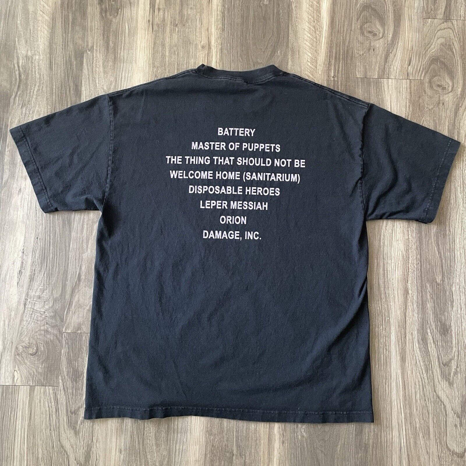 Band Tees × Vintage Vintage Metallica Master Of Puppets T-Shirt Size XL Rock Size US XL / EU 56 / 4 - 2 Thumbnail