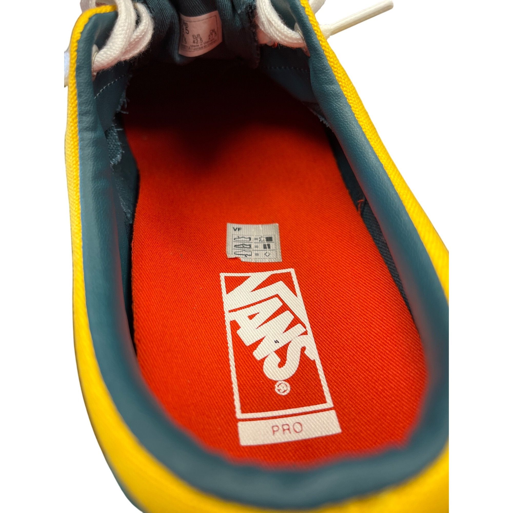 Vans Vans Mens Pro Skateboard Yellow green Shoes Sz 9.5 SKU 8910 Size US 9.5 / EU 42-43 - 7 Thumbnail