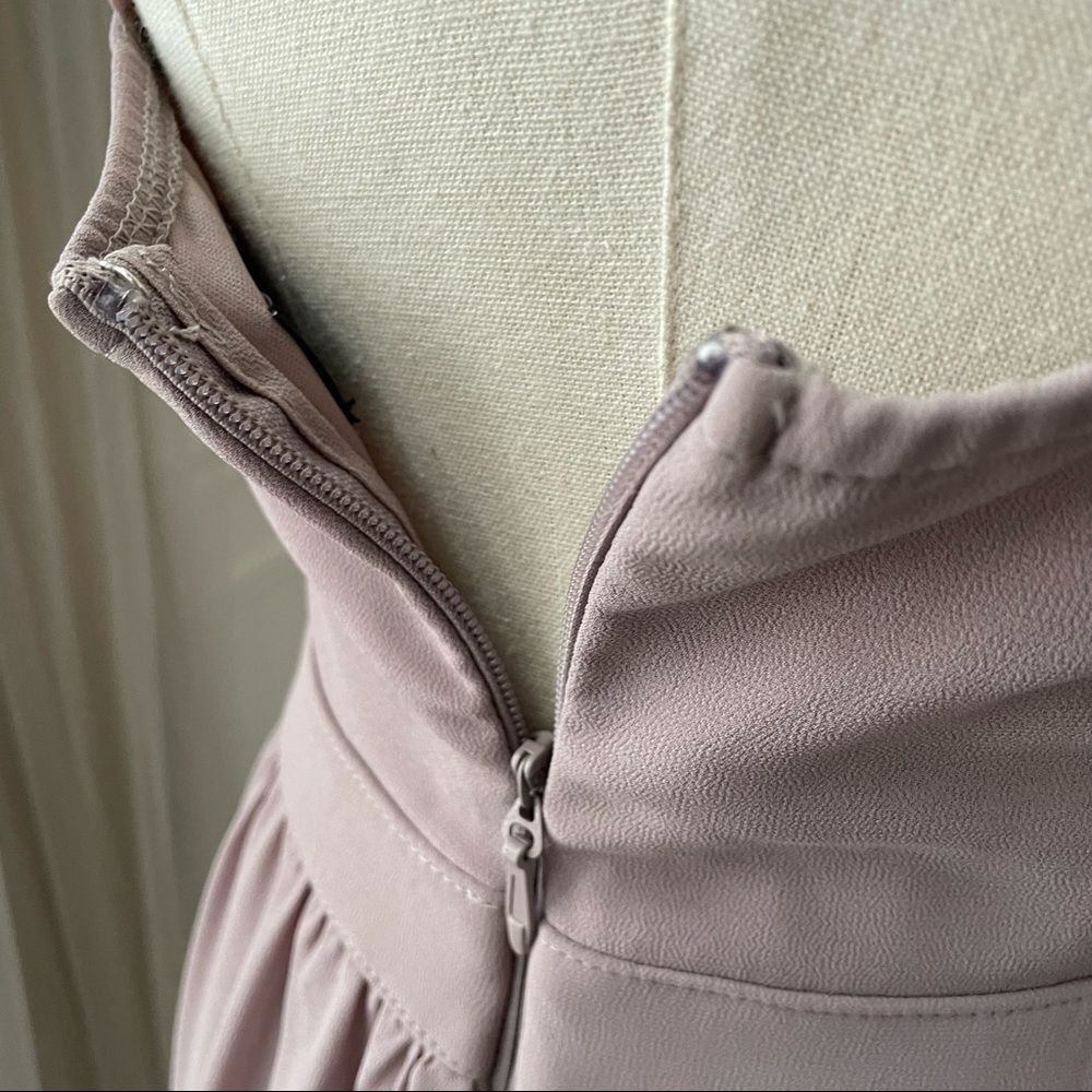 Other LuLu’s Air of Romance Dusty Lavendar Taupe Maxi Dress S Size S / US 4 / IT 40 - 6 Thumbnail